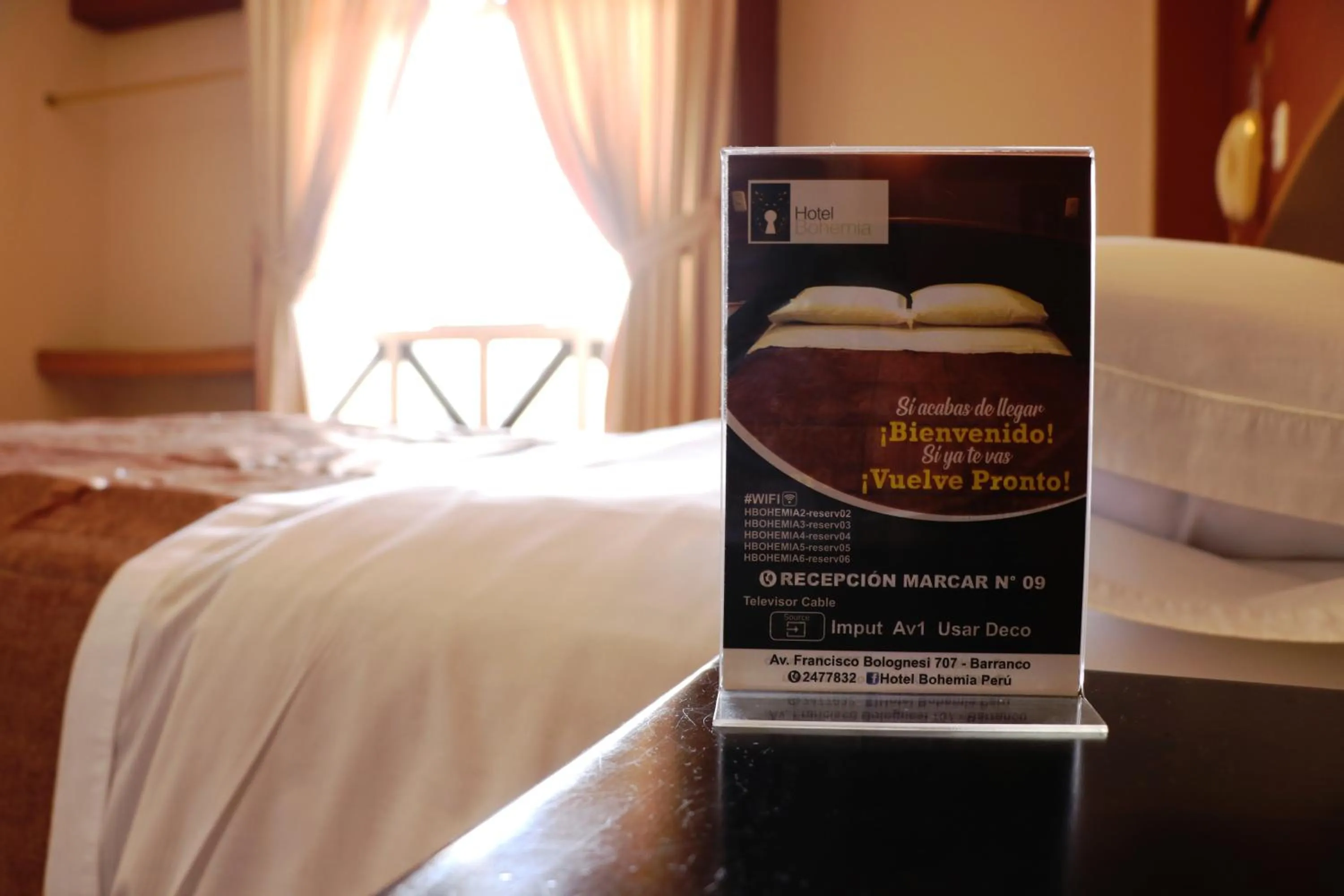 Bed in Hotel Bohemia