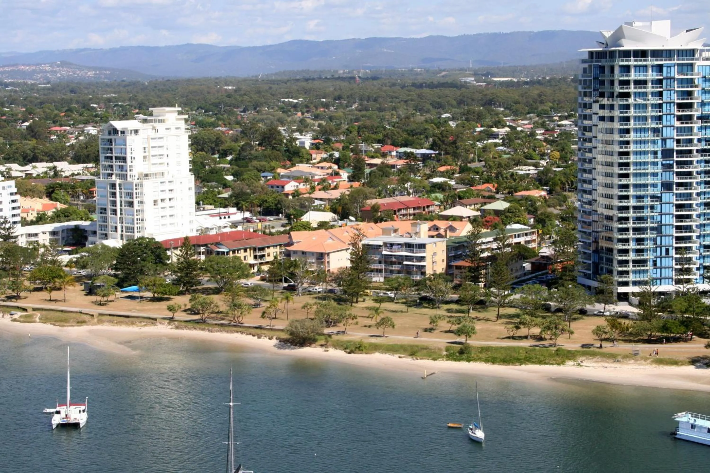Bird's eye view in Blue Waters Apartments
