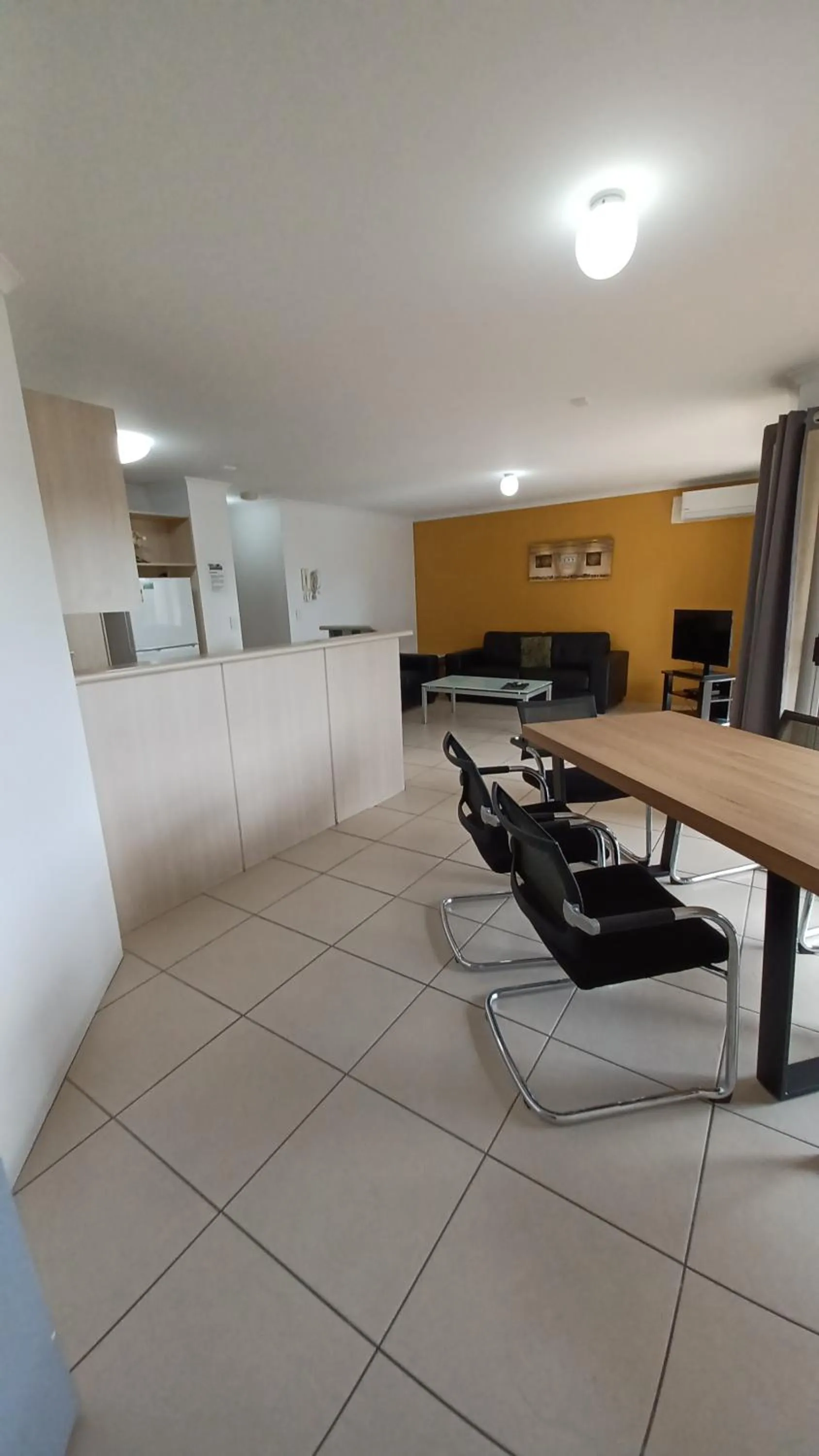 Living room in Blue Waters Apartments