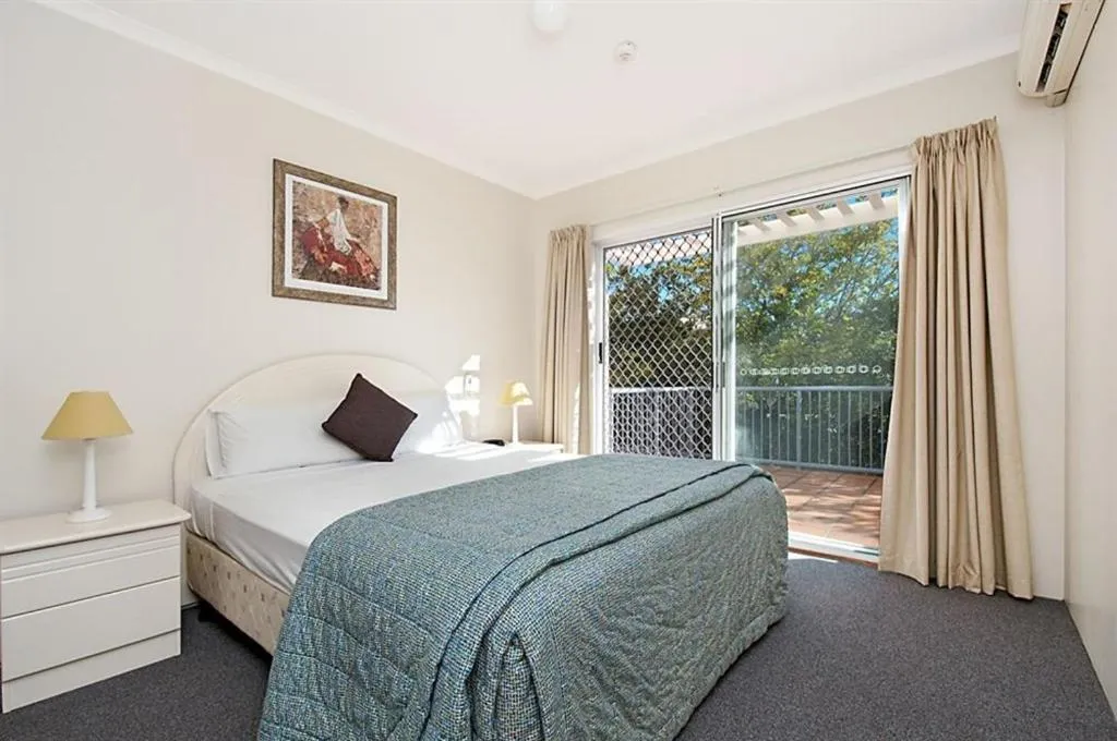 Bed in Blue Waters Apartments