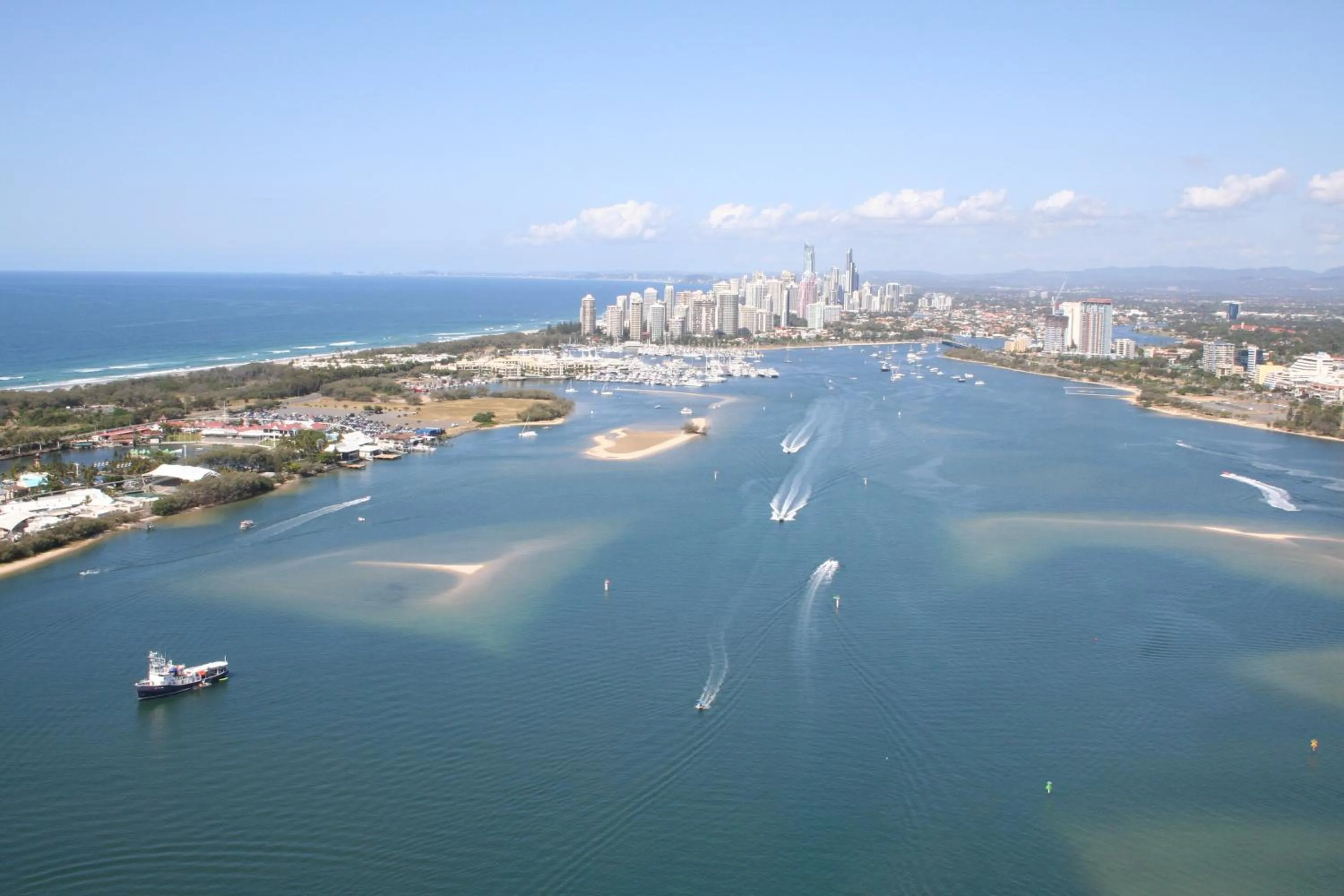 Bird's eye view in Blue Waters Apartments