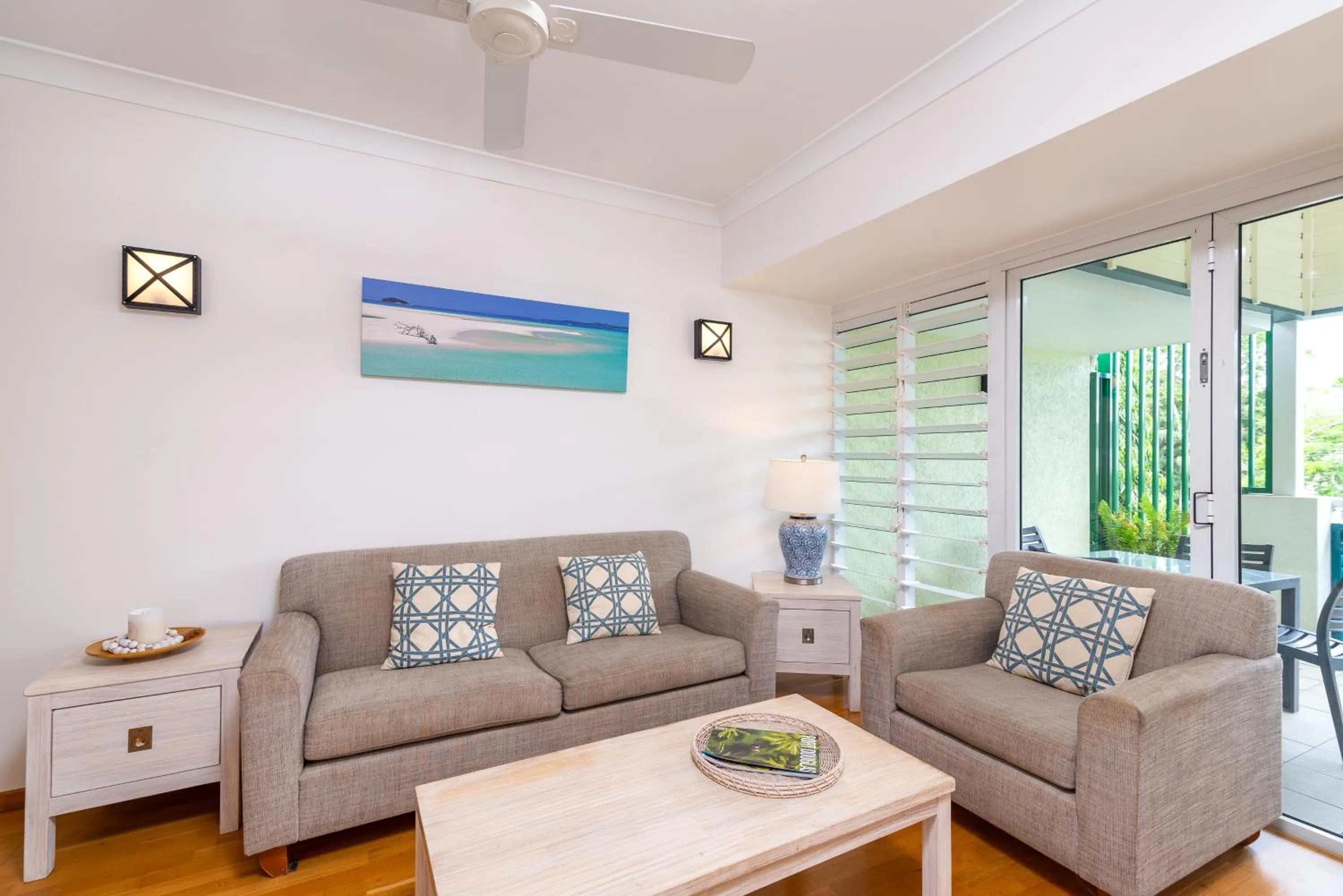 Living room in Verandahs Boutique Apartments