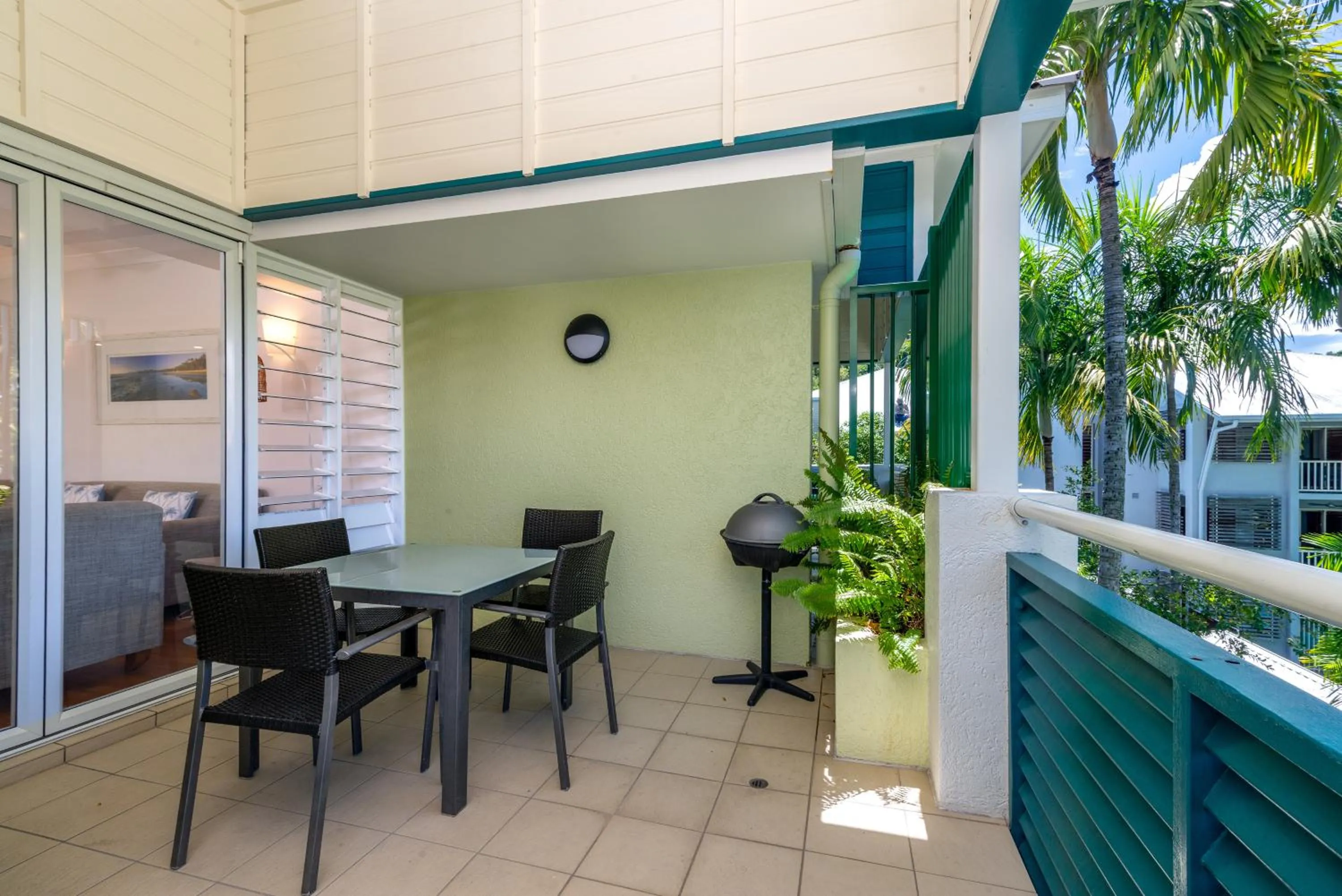 Patio in Verandahs Boutique Apartments