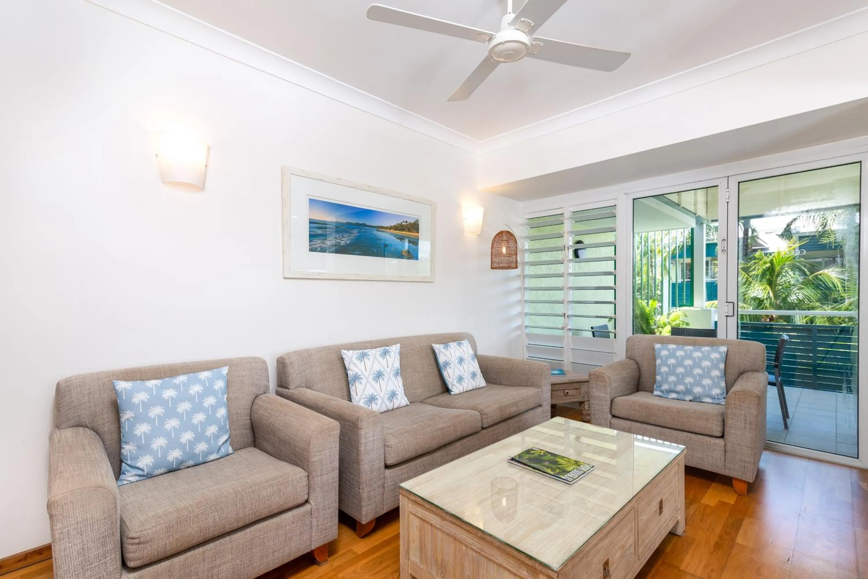 Living room in Verandahs Boutique Apartments