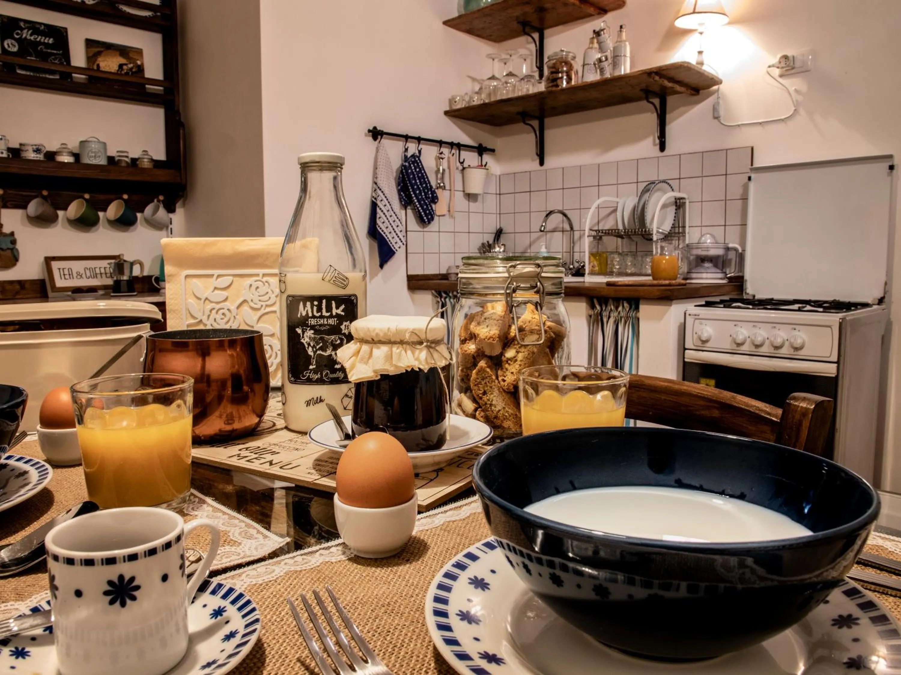 Italian breakfast in Alloggio del Fiume - Le Vecchie Vasche