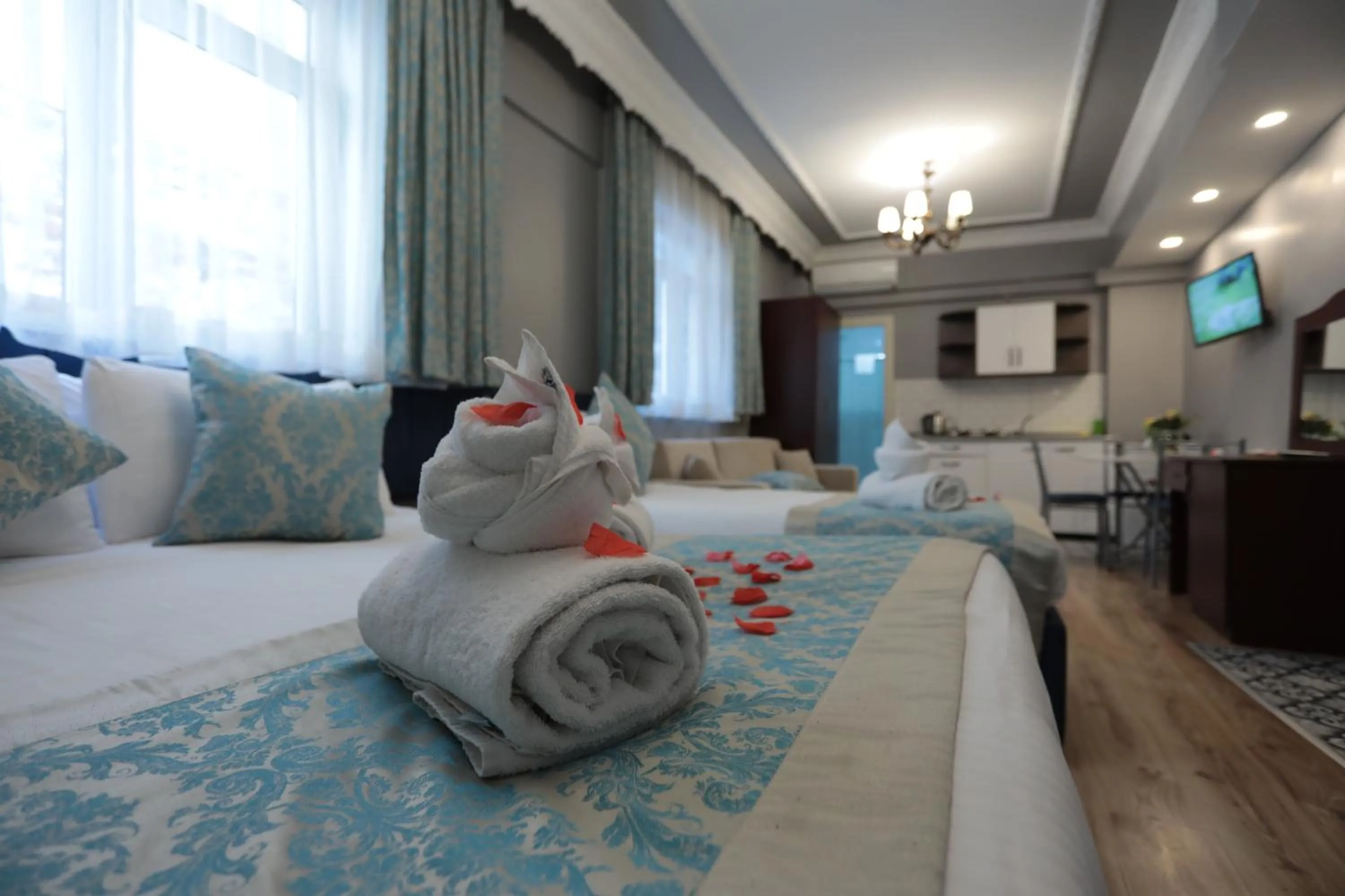 Photo of the whole room in White Pearl Apart Hotel