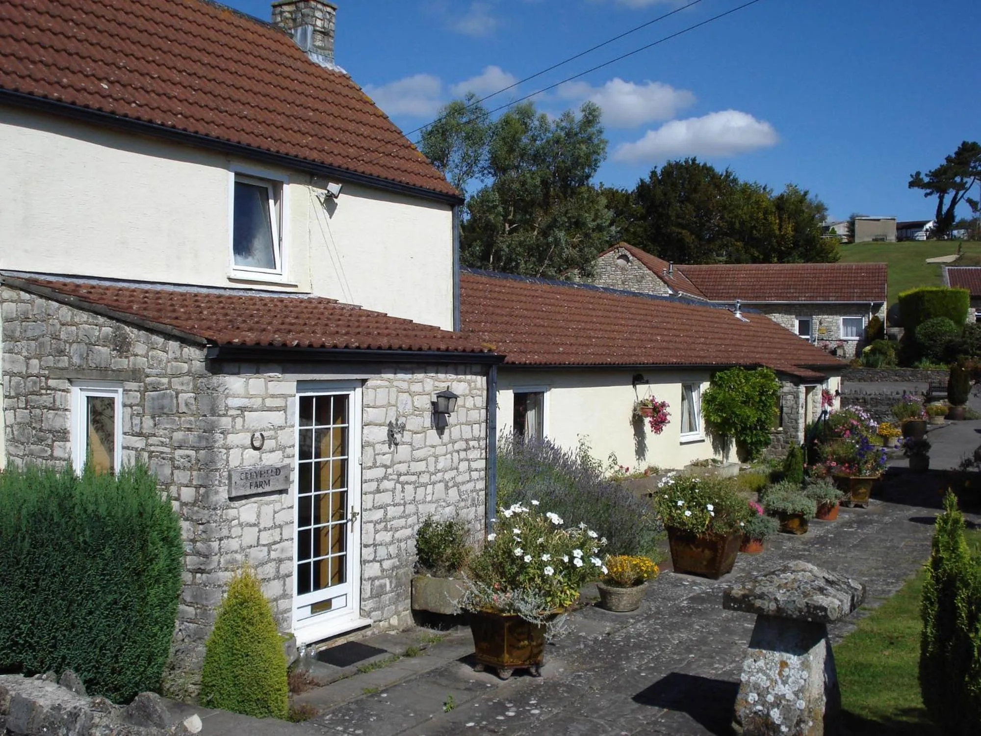Lobby or reception in Greyfield Farm Cottages