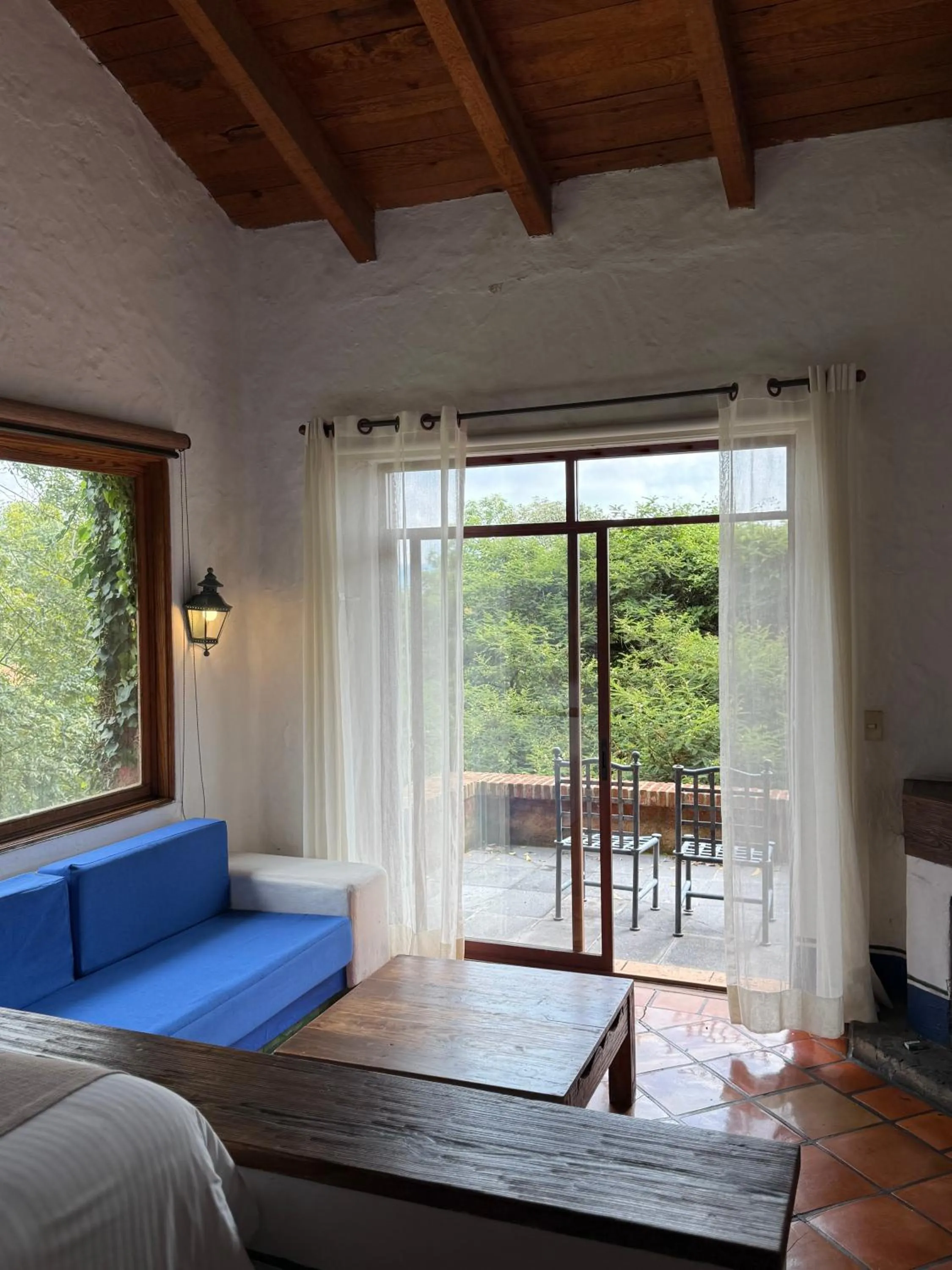 Bed in Tapalpa Country Club Hotel