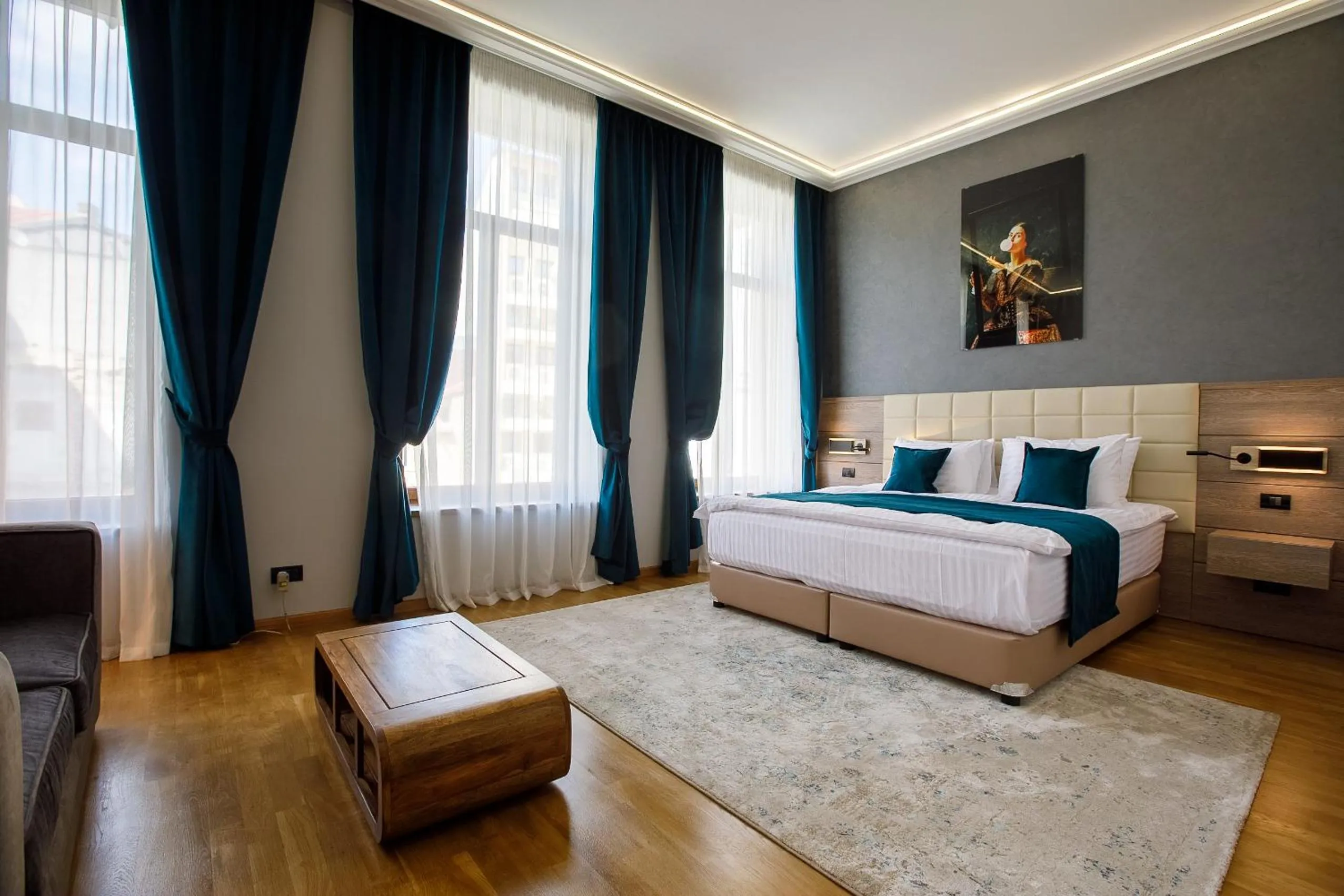 Bedroom, Bed in Casa Hrisicos