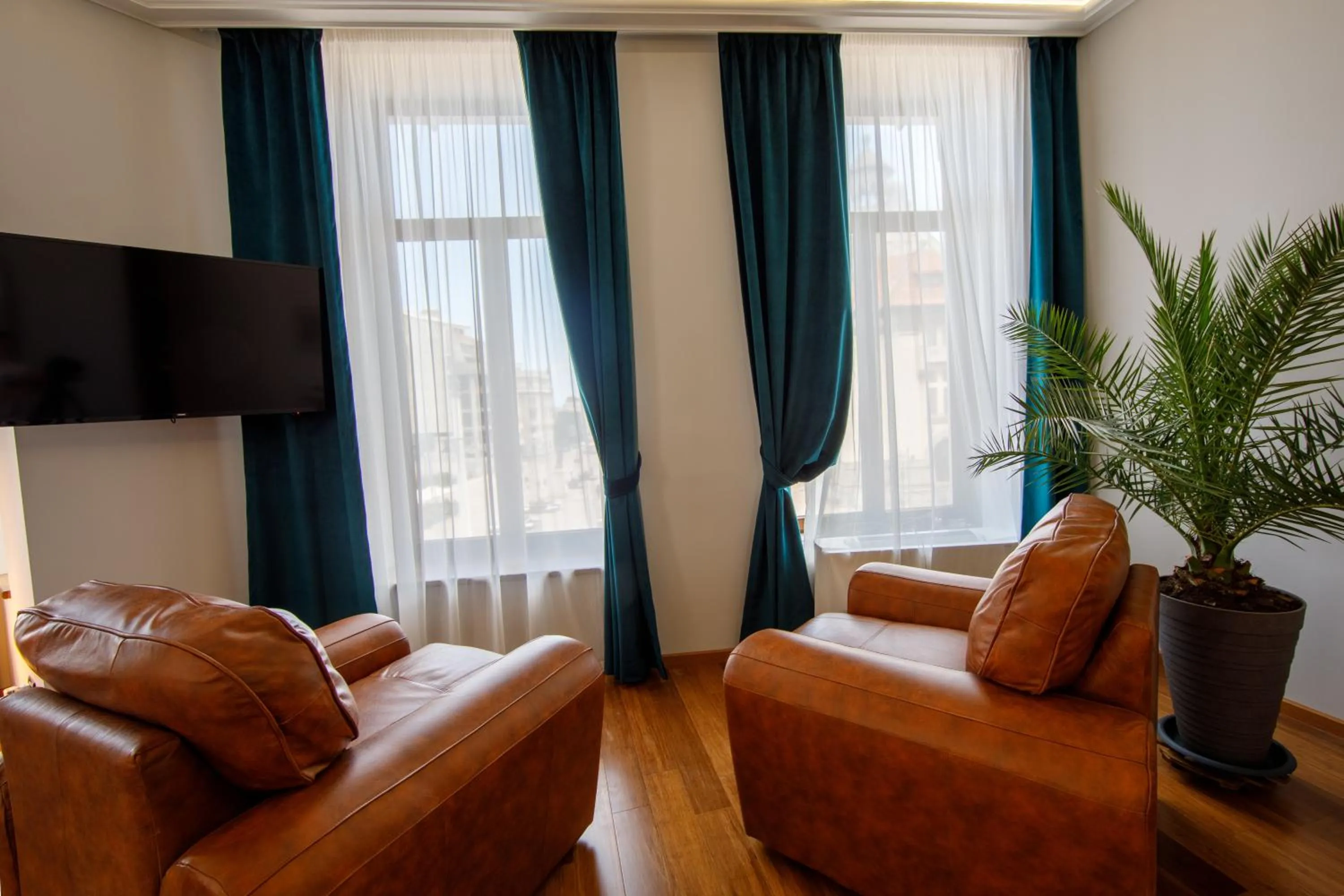 Seating area in Casa Hrisicos