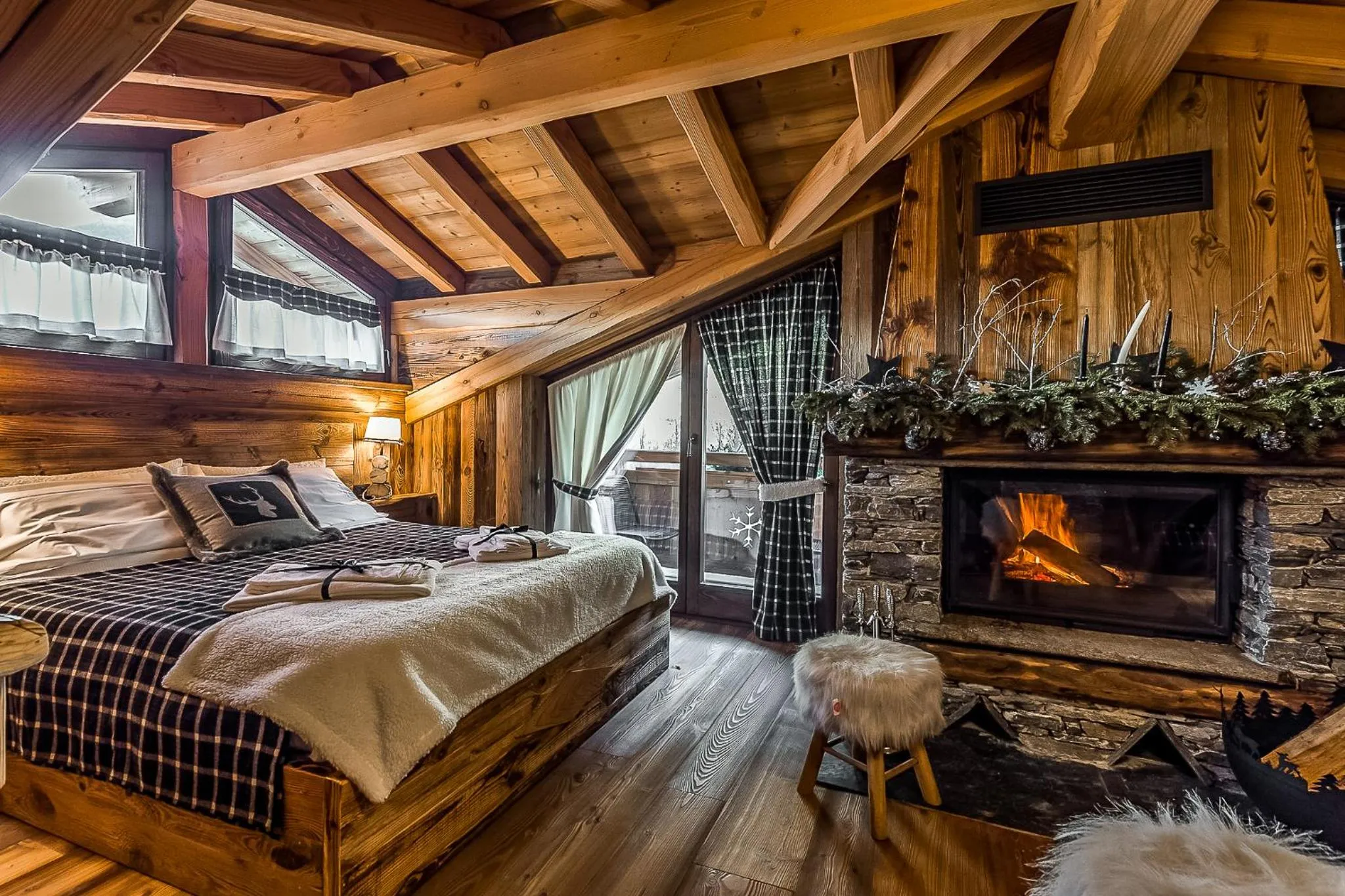 Bed in Bed & Breakfast Anisor - Parblanc