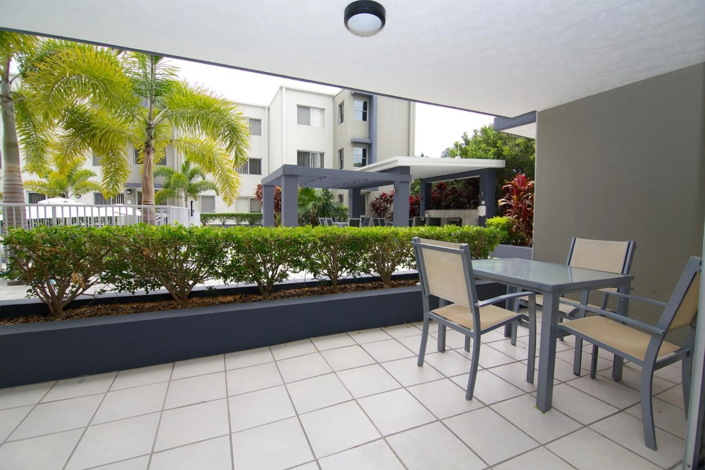 Patio in Splendido Resort Apartments