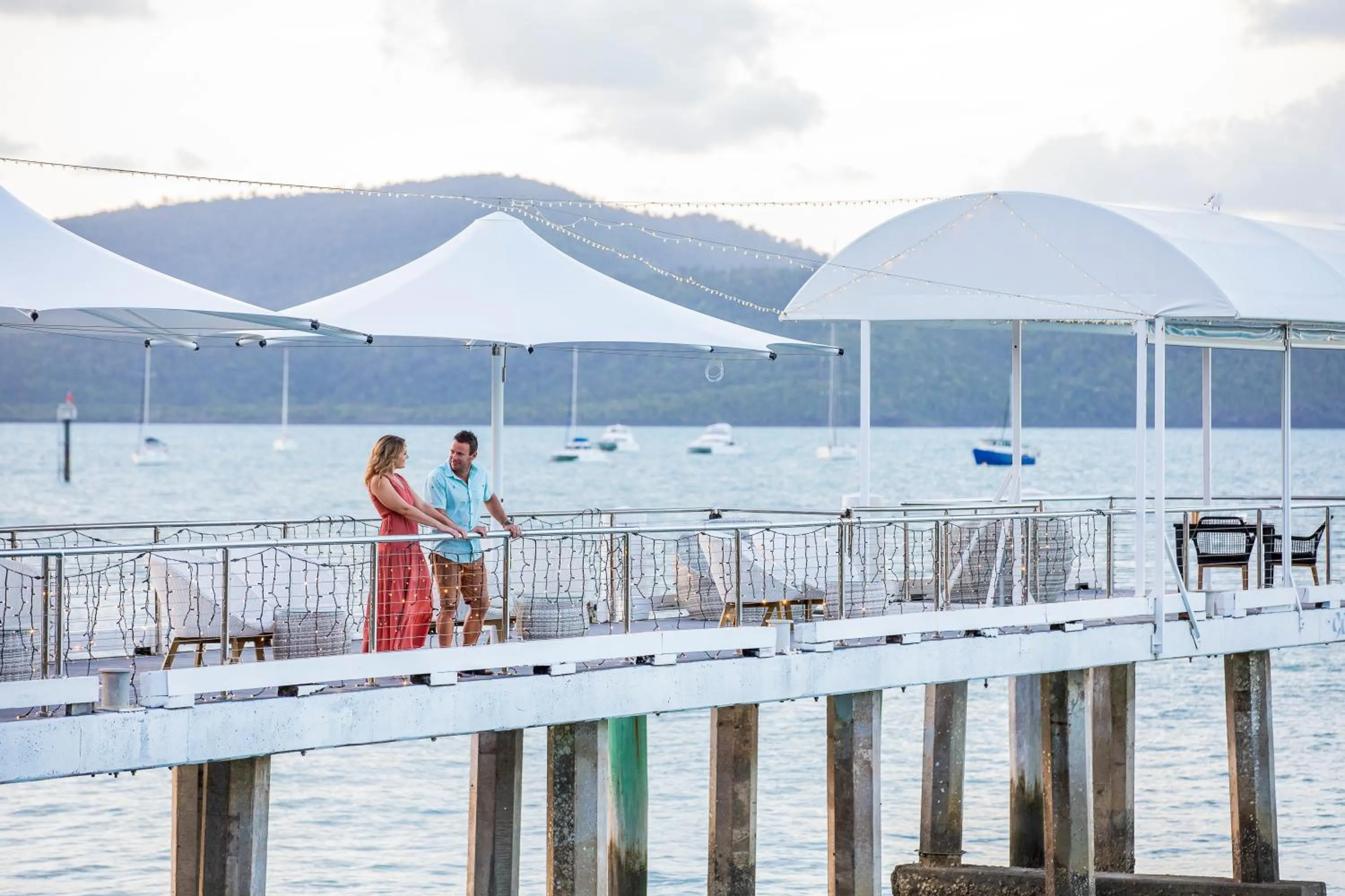 Guests in Coral Sea Resort