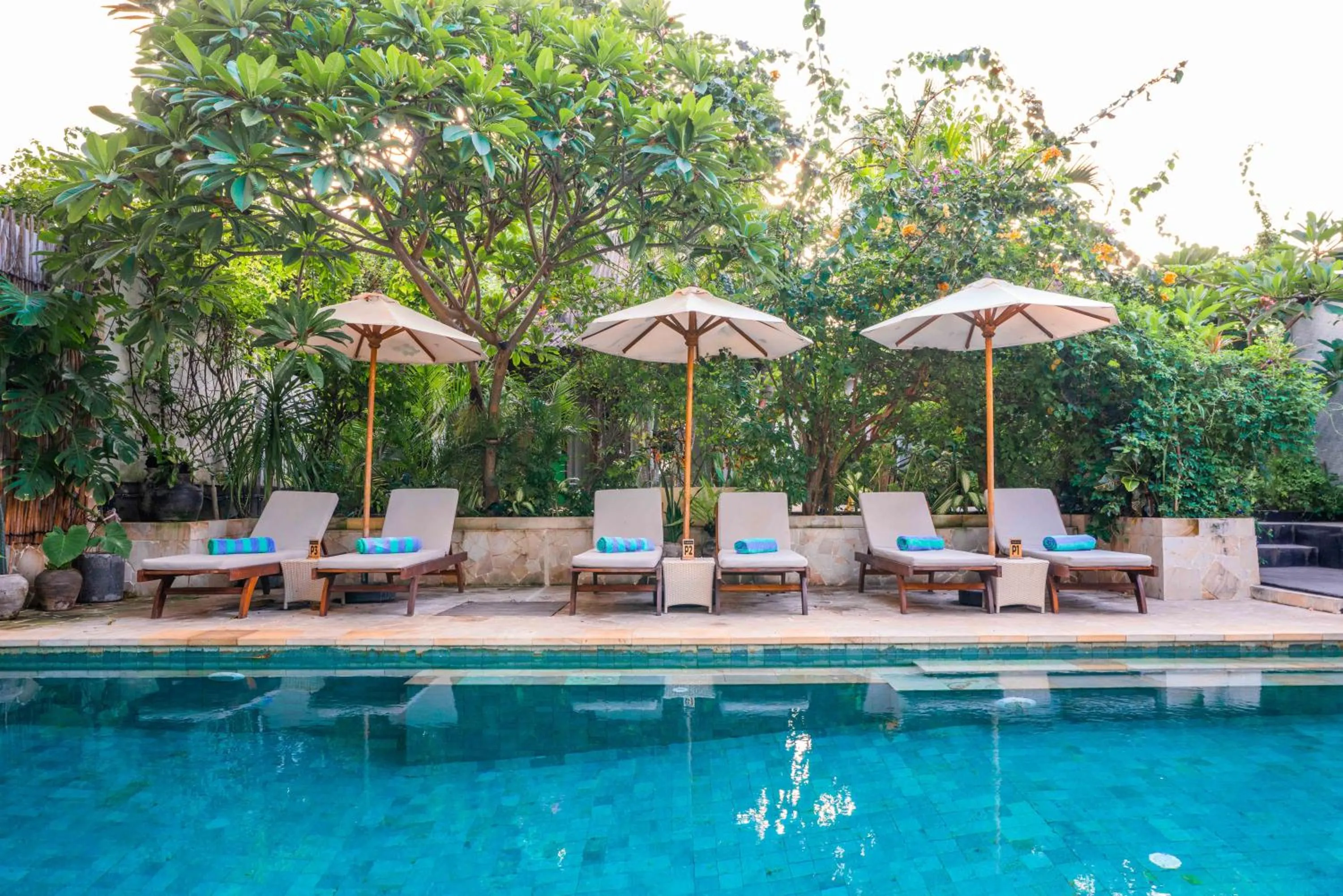 Swimming pool in Bale Sampan Boutique Bungalows