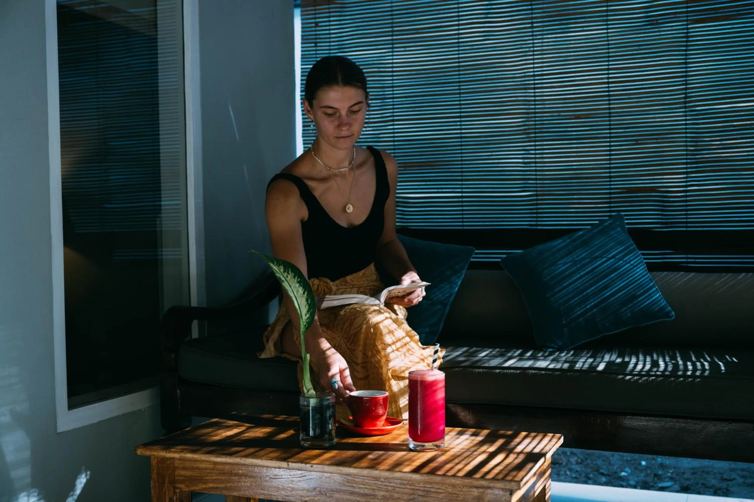 People in Bale Sampan Boutique Bungalows