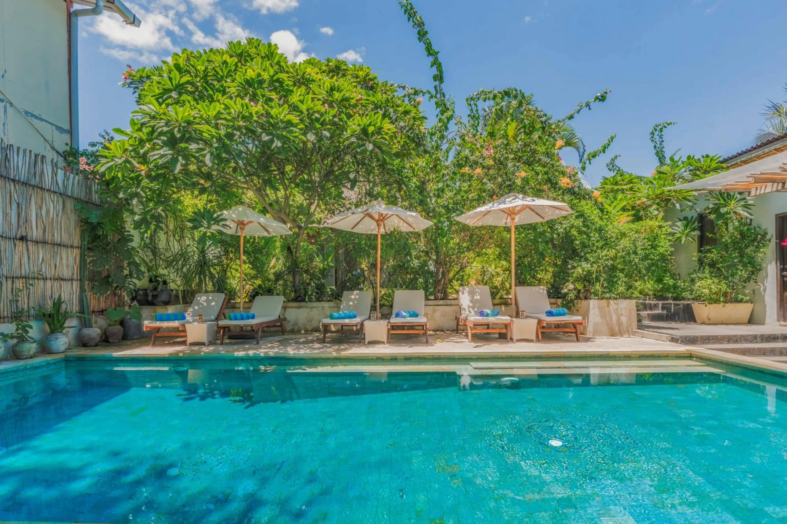 Swimming pool in Bale Sampan Boutique Bungalows