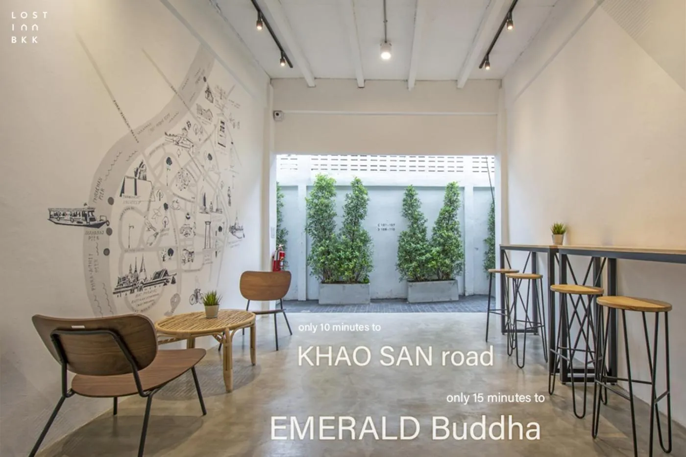 Lobby or reception in Lost Inn BKK