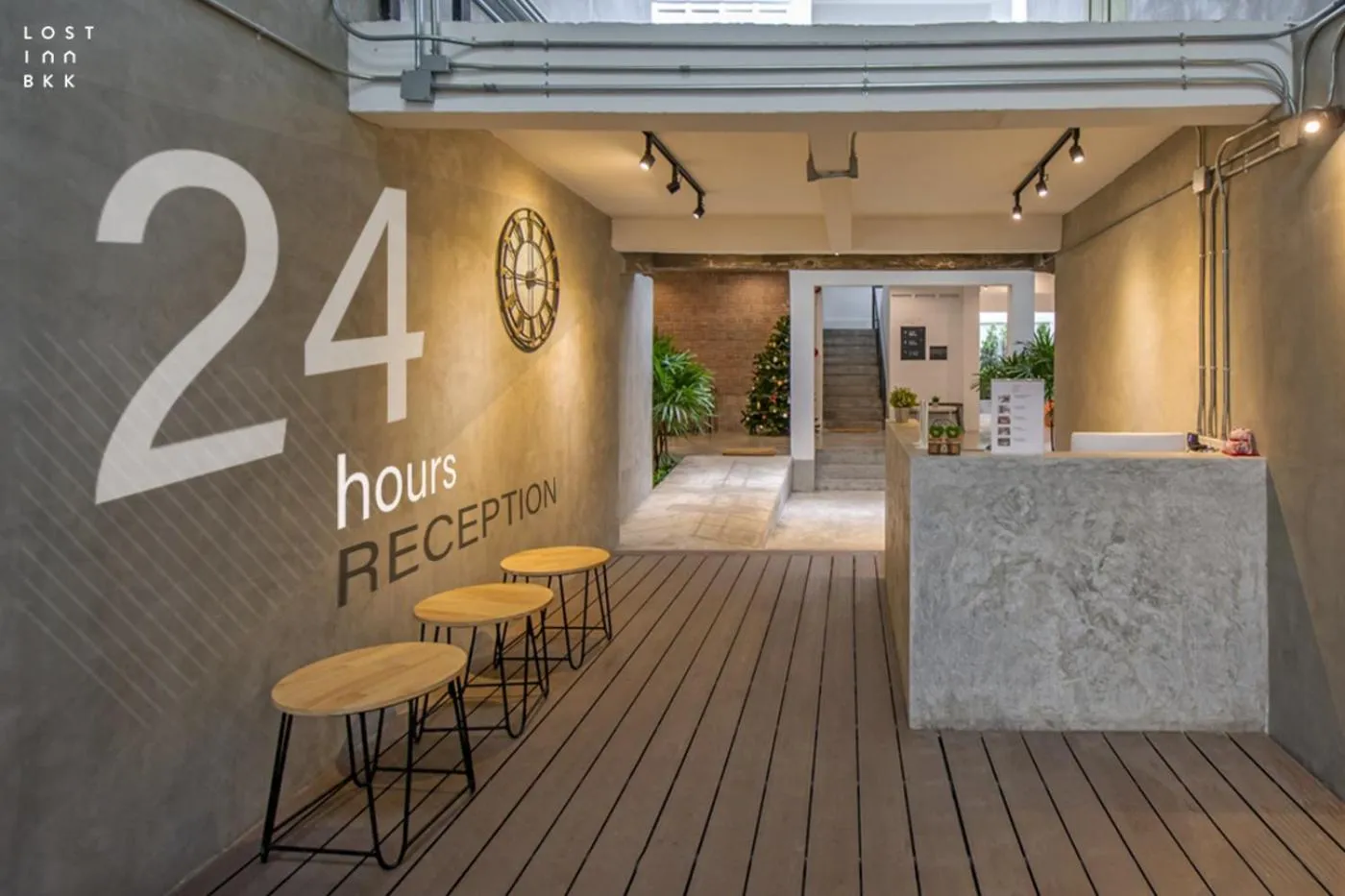 Lobby or reception in Lost Inn BKK