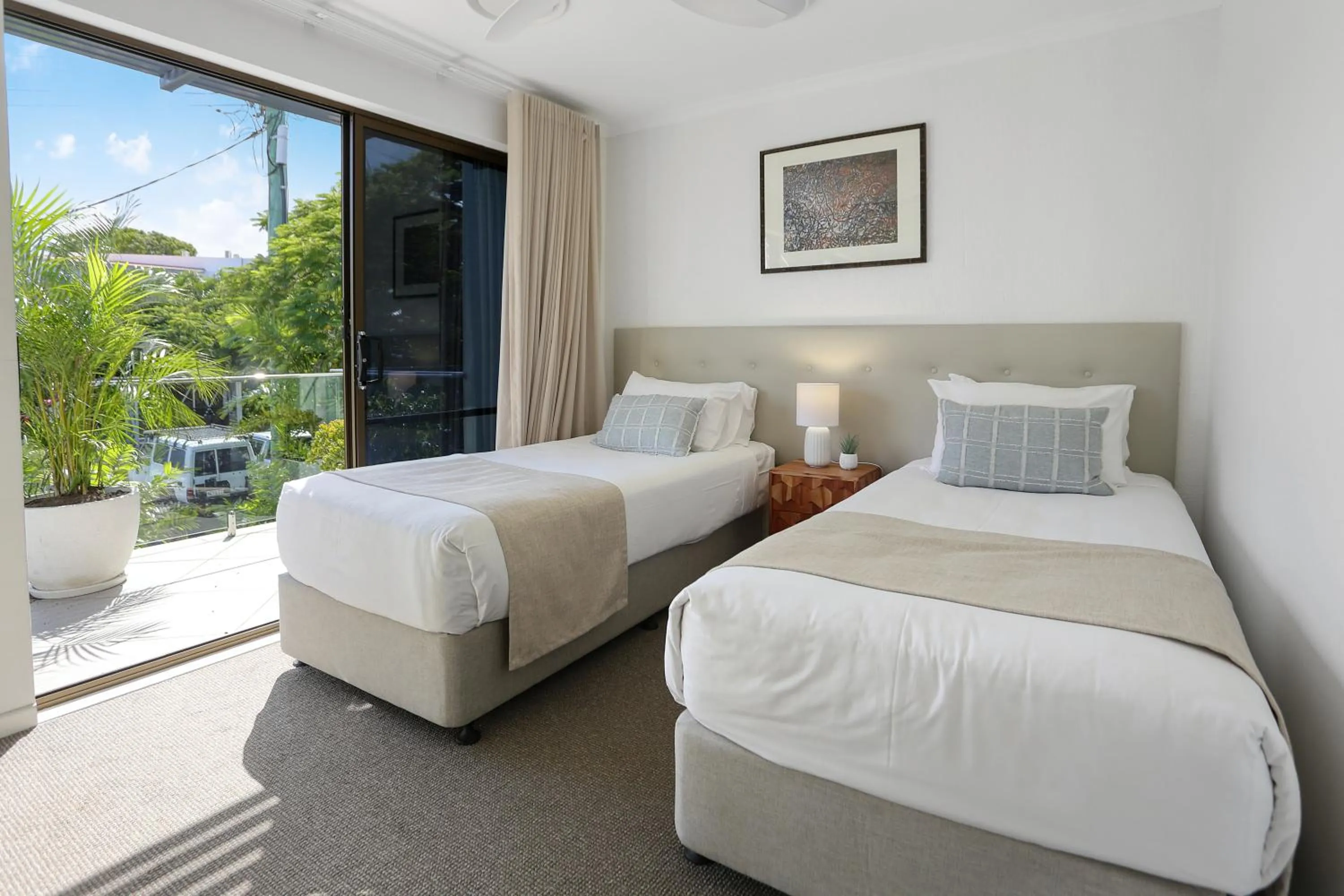 Bed in Noosa Place Resort