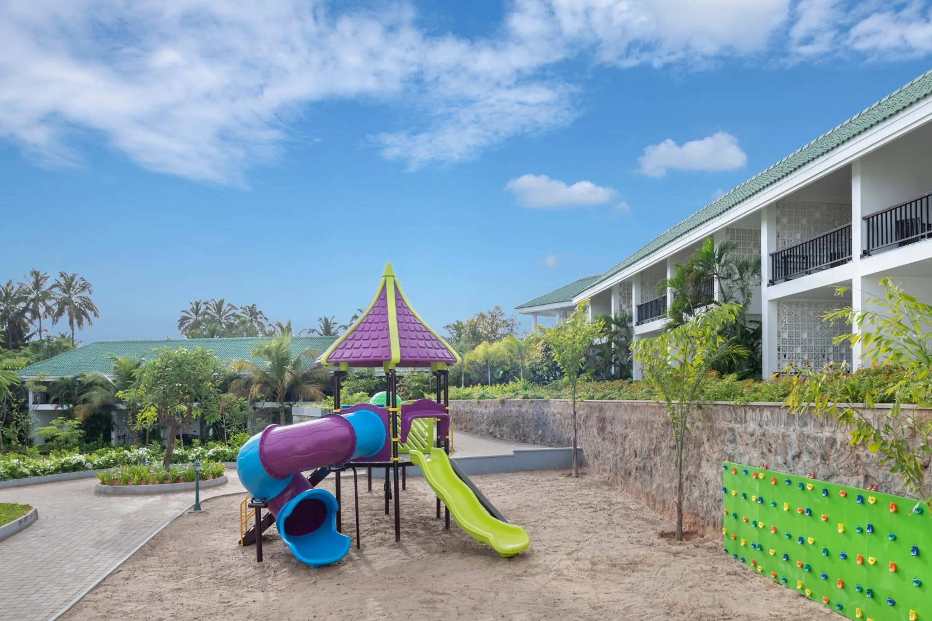 Children play ground in Radisson Resort Pondicherry Bay