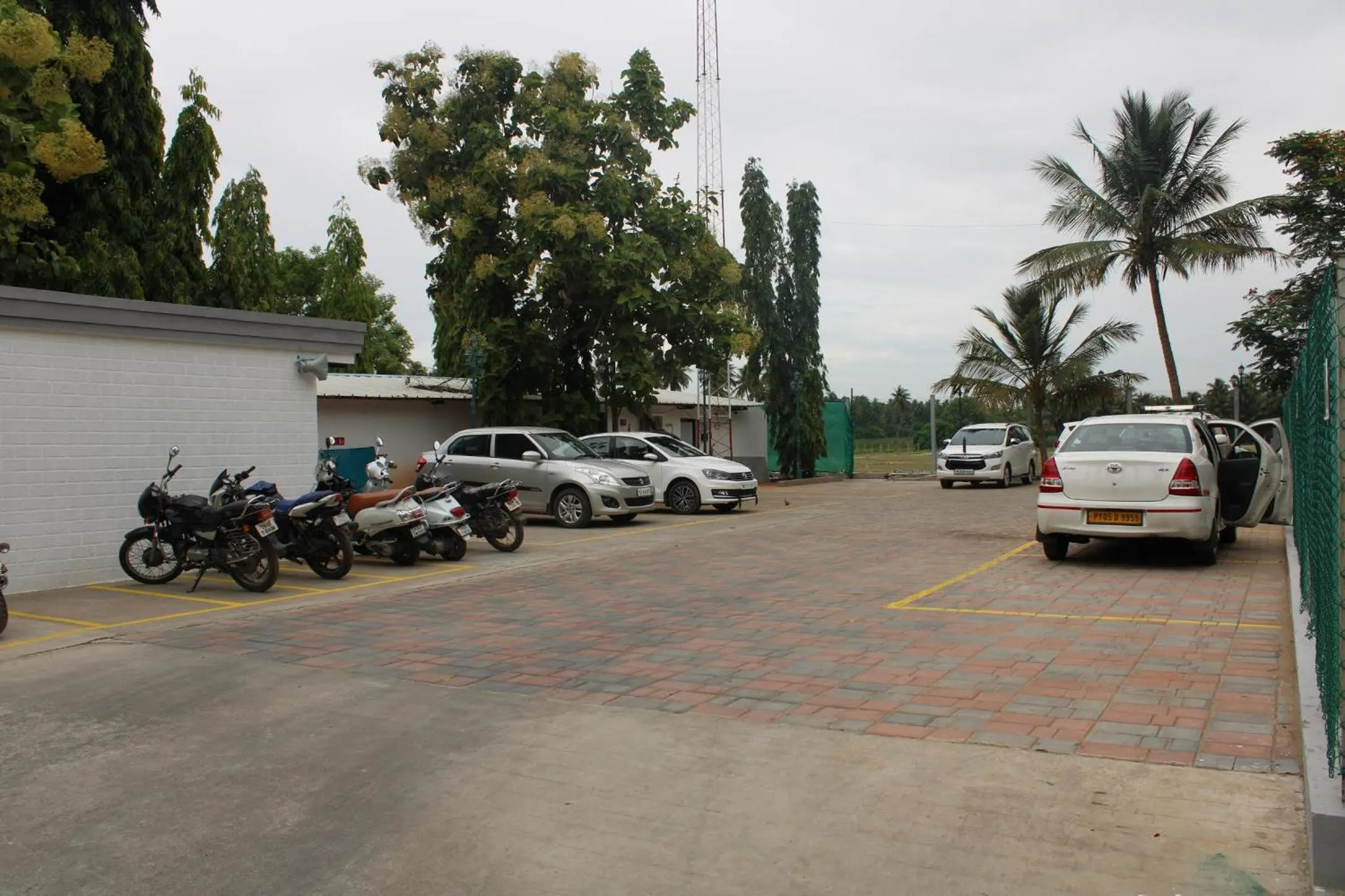 Parking in Radisson Resort Pondicherry Bay