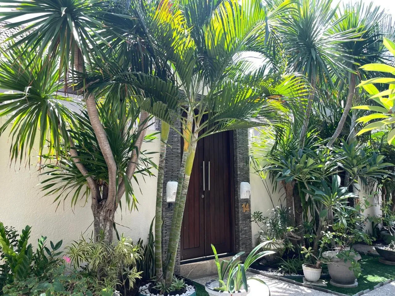 Garden view in The Trawangan Resort