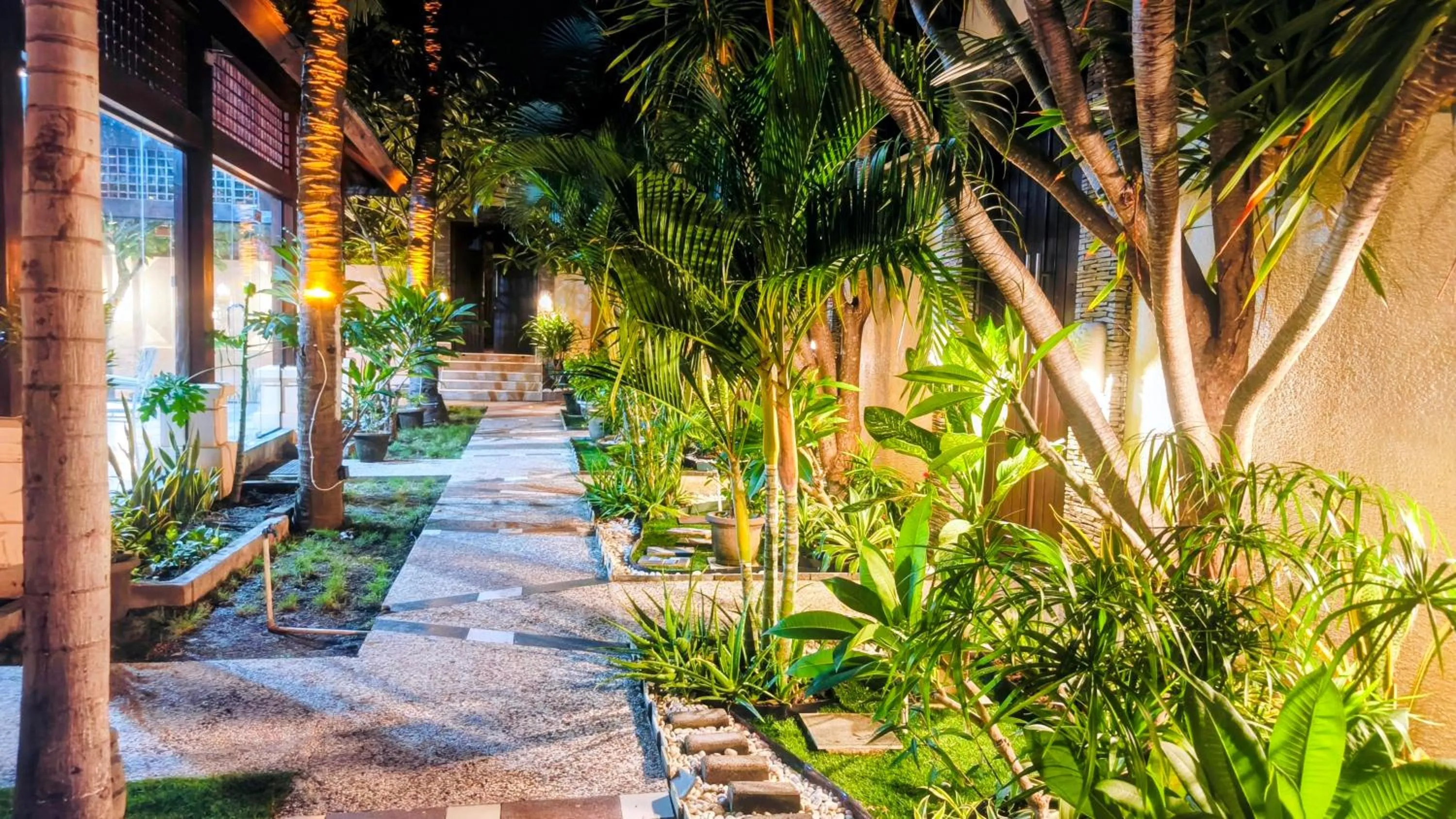 Garden view in The Trawangan Resort