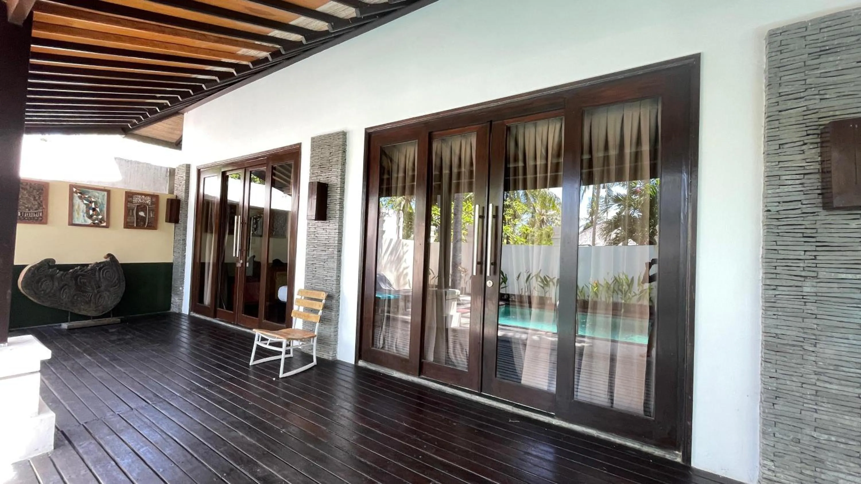 Patio in The Trawangan Resort