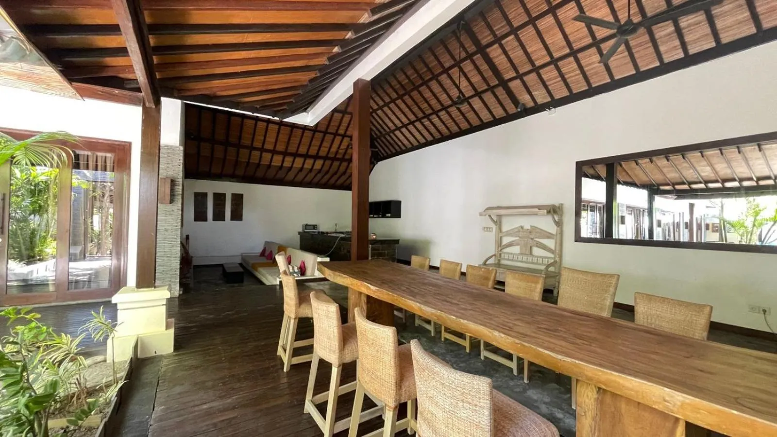 Seating area in The Trawangan Resort