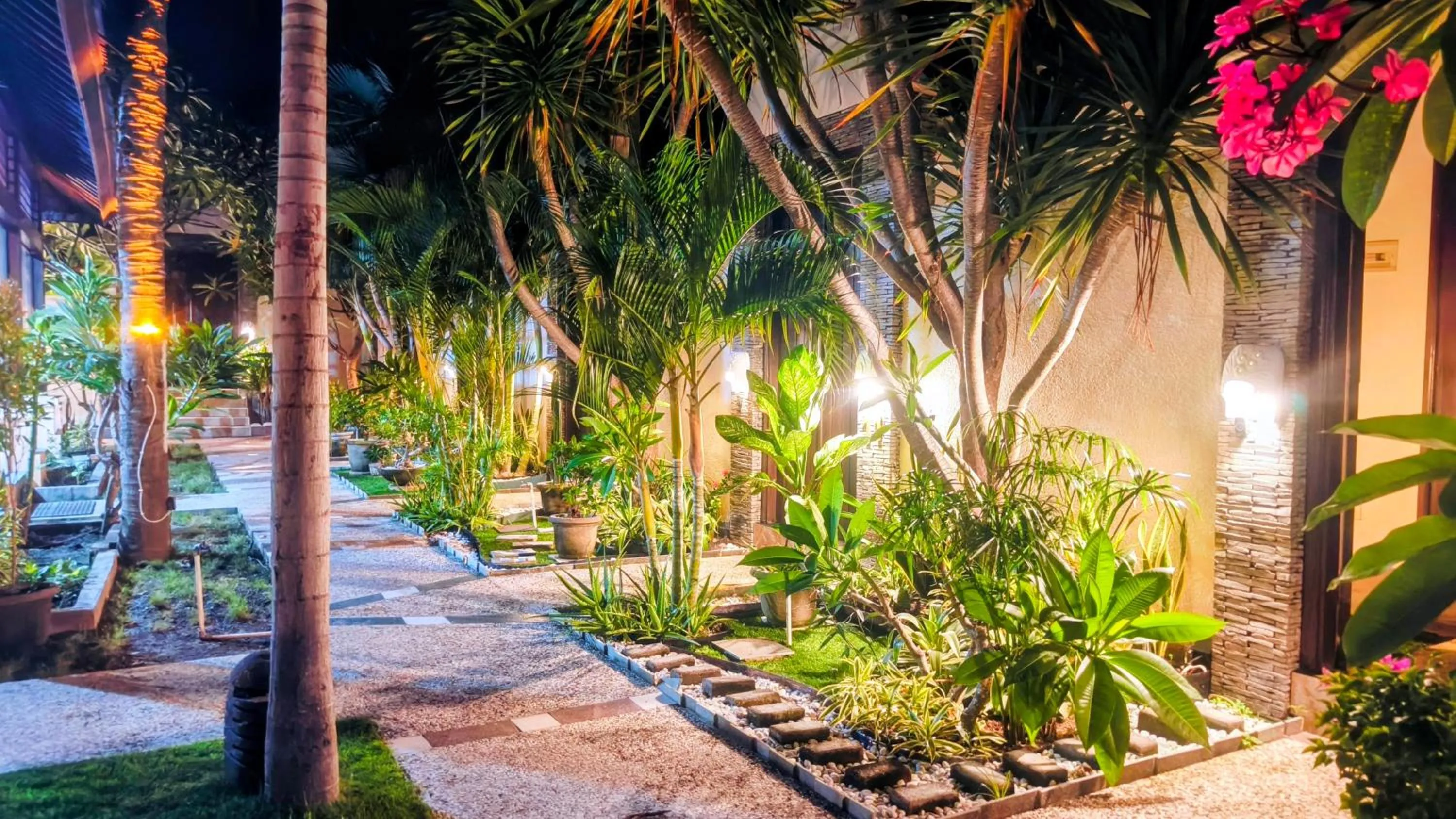 Garden view in The Trawangan Resort