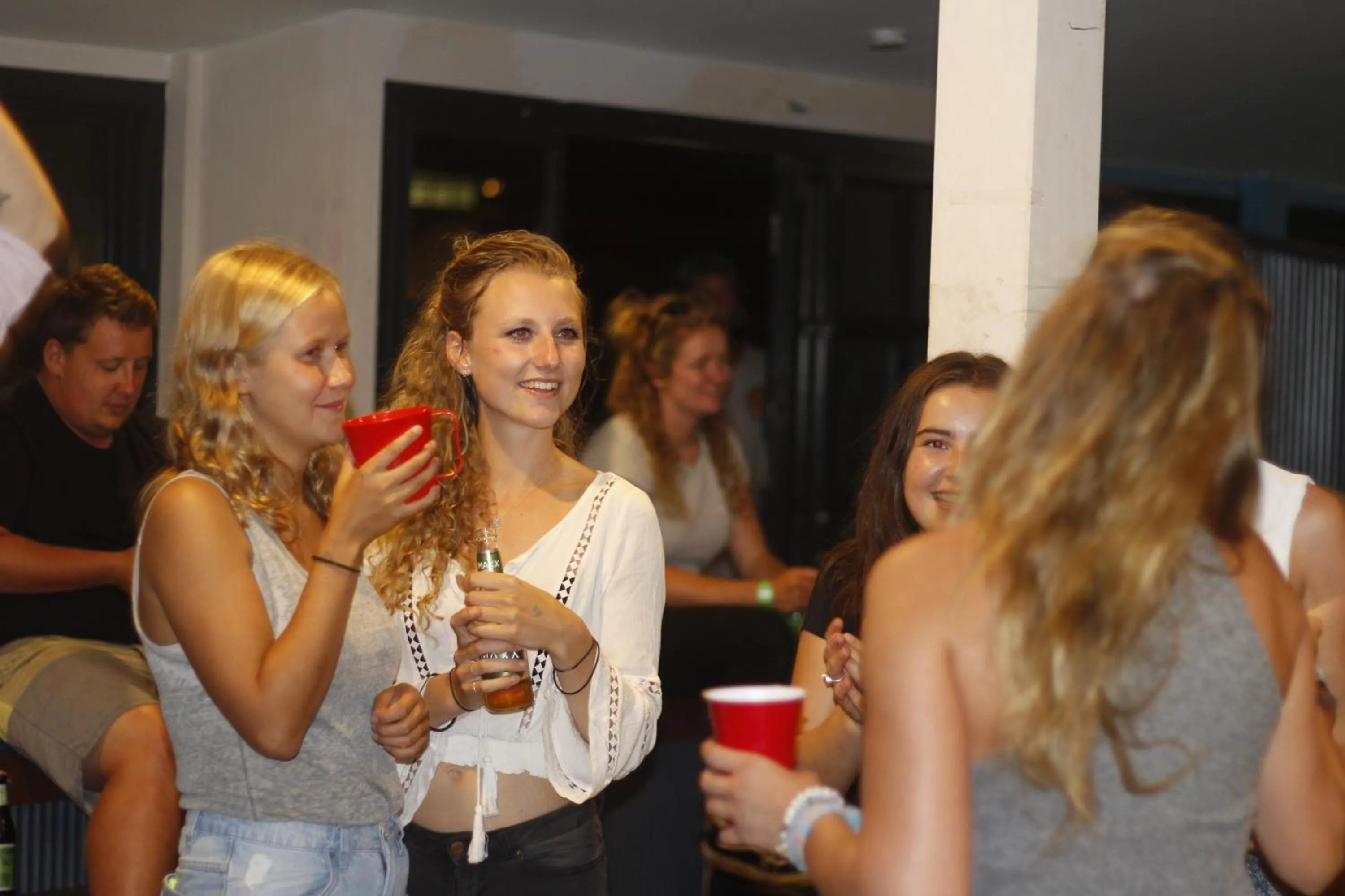 group of guests in Boardrider Backpackers and Budget Motel