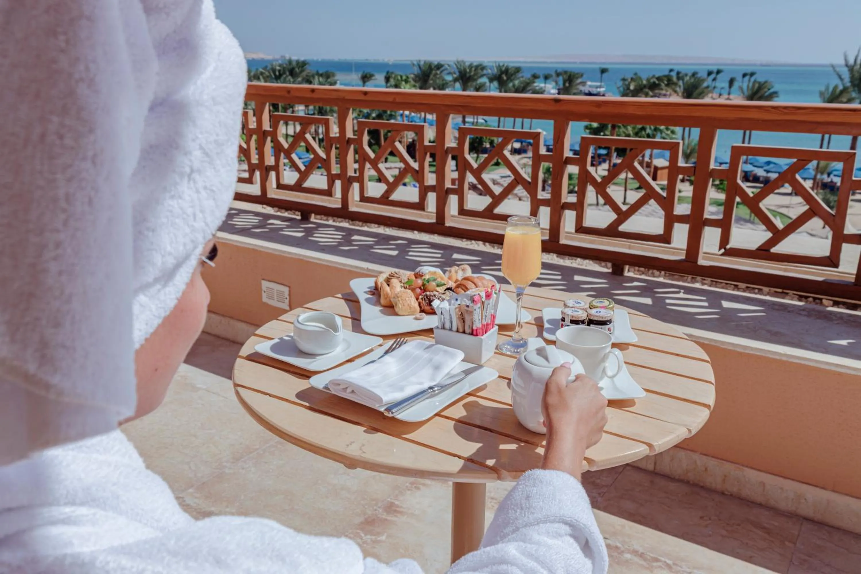 Balcony/Terrace in Continental Hotel Hurghada