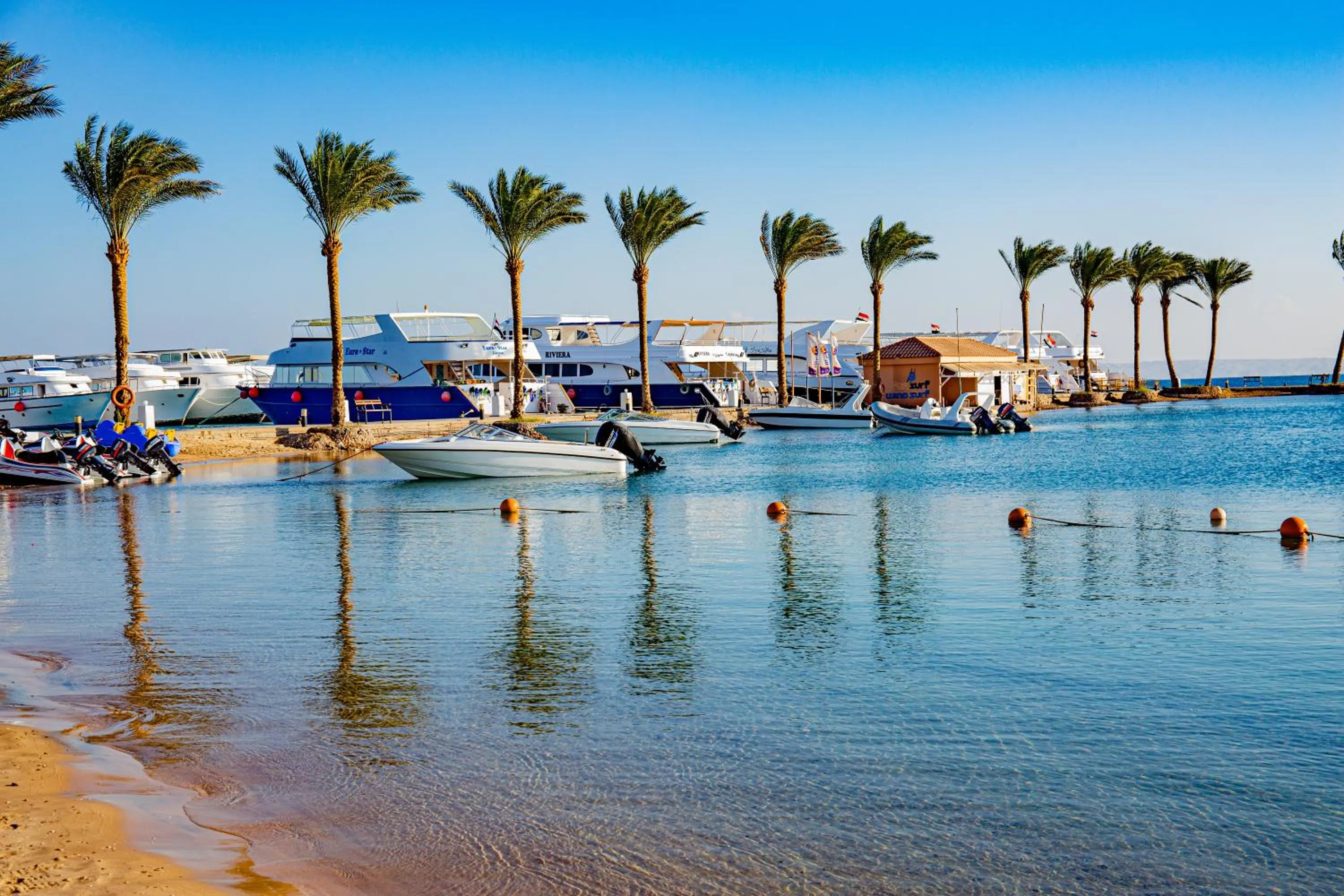 Beach in Continental Hotel Hurghada