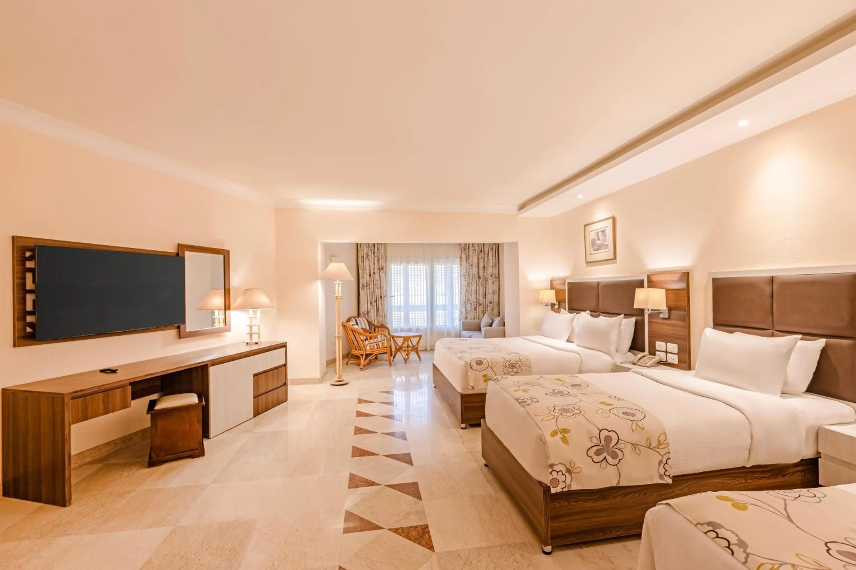 Bedroom, Bed in Continental Hotel Hurghada