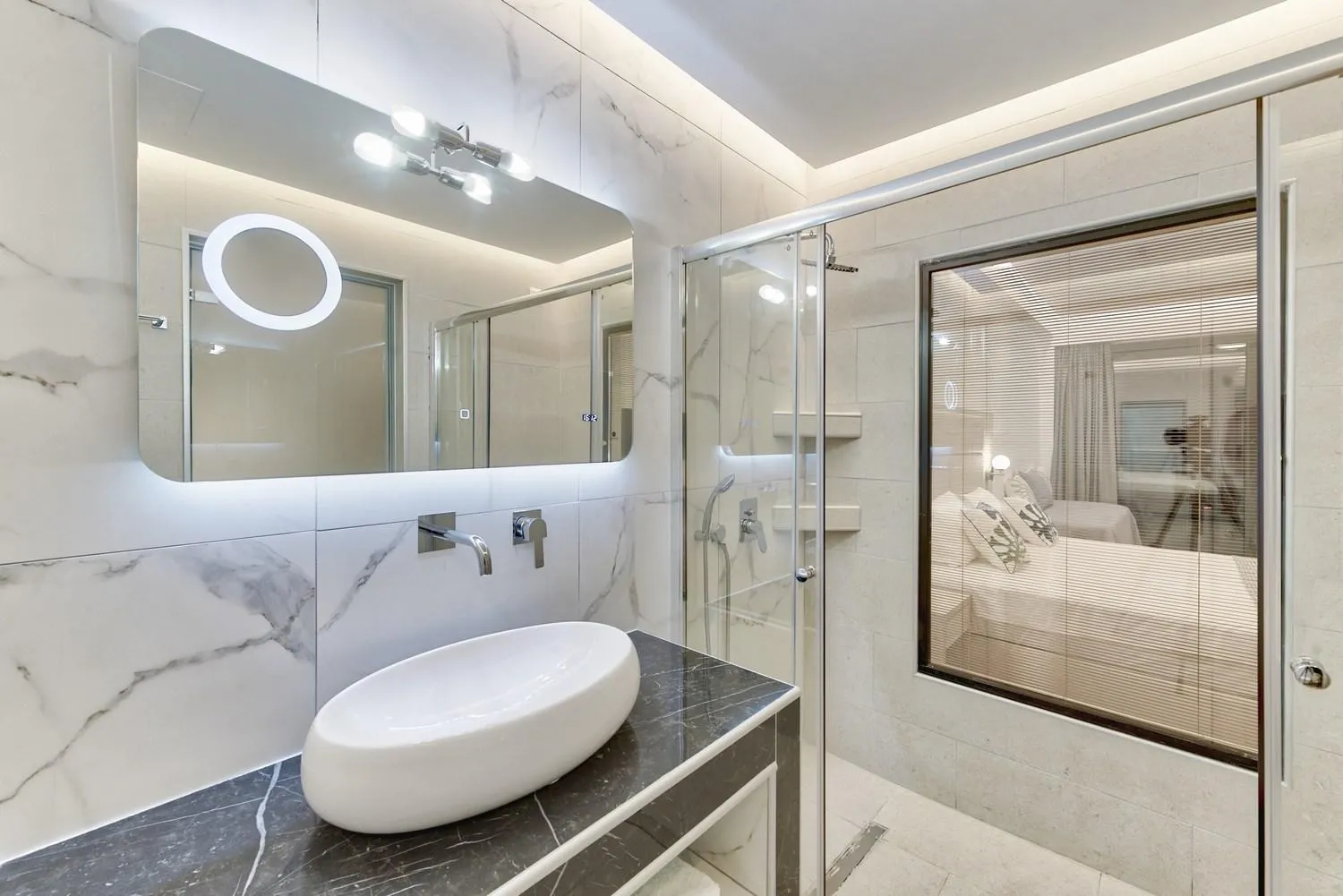 Shower in Mandala Seafront Suites