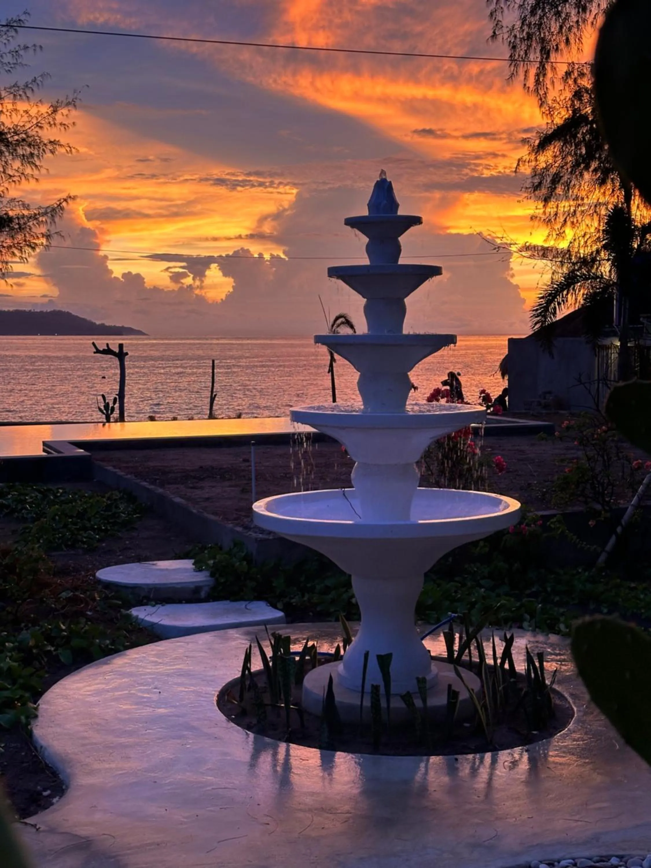 Sunset in 7SEAS Cottages