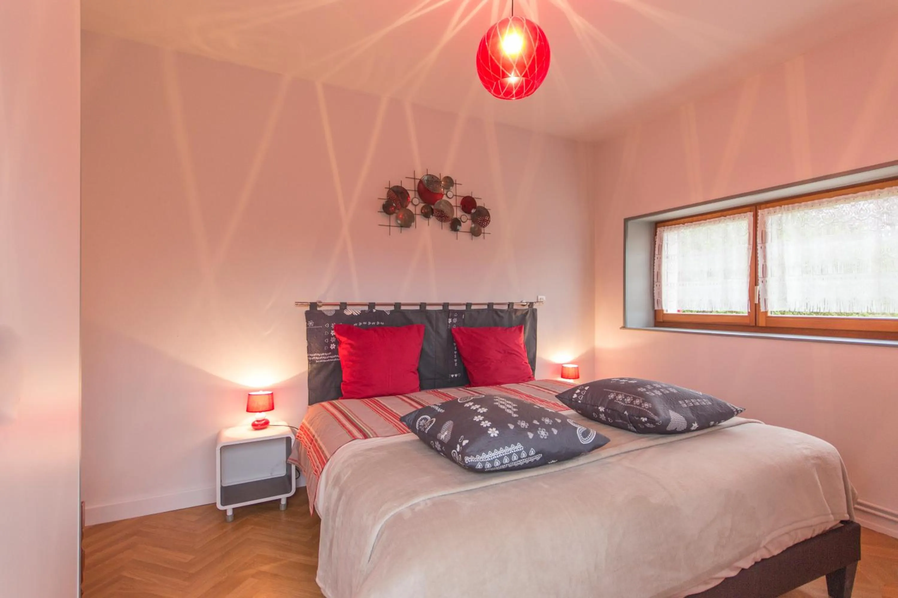 Bedroom, Bed in Gîte Domaine des Iris