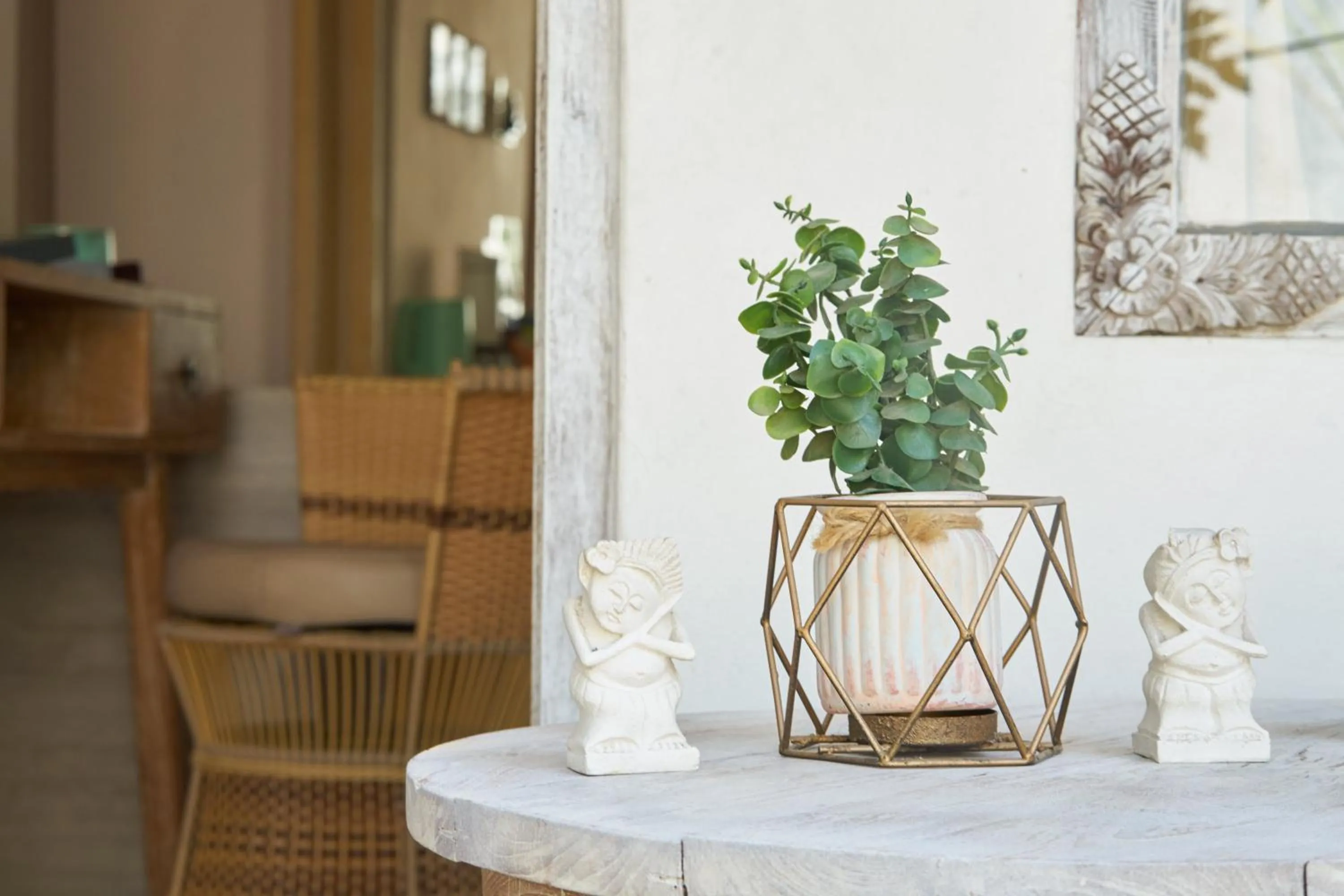 Decorative detail in ISLA INDAH RETREAT boutique hotel