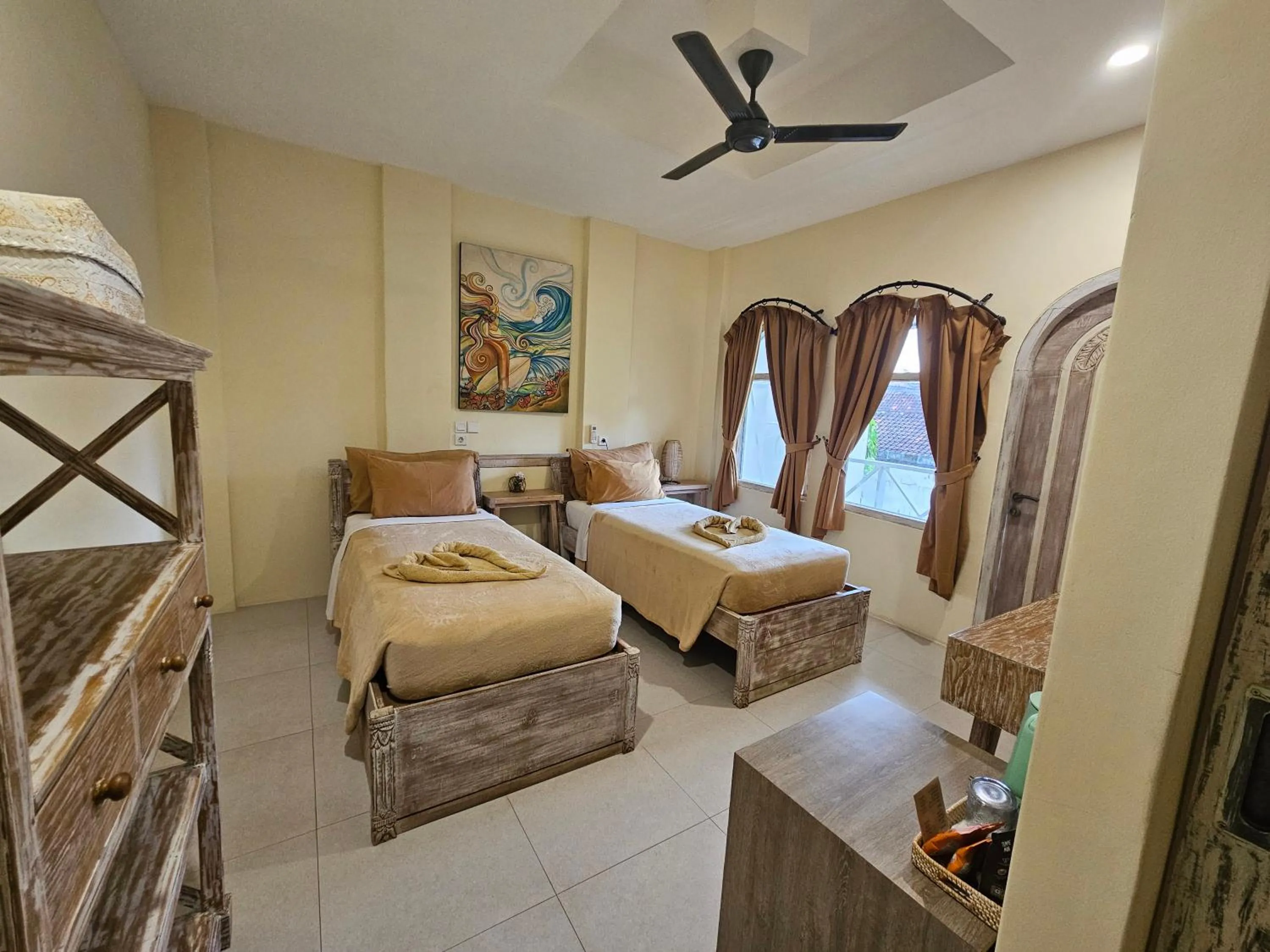 Bed in ISLA INDAH RETREAT boutique hotel