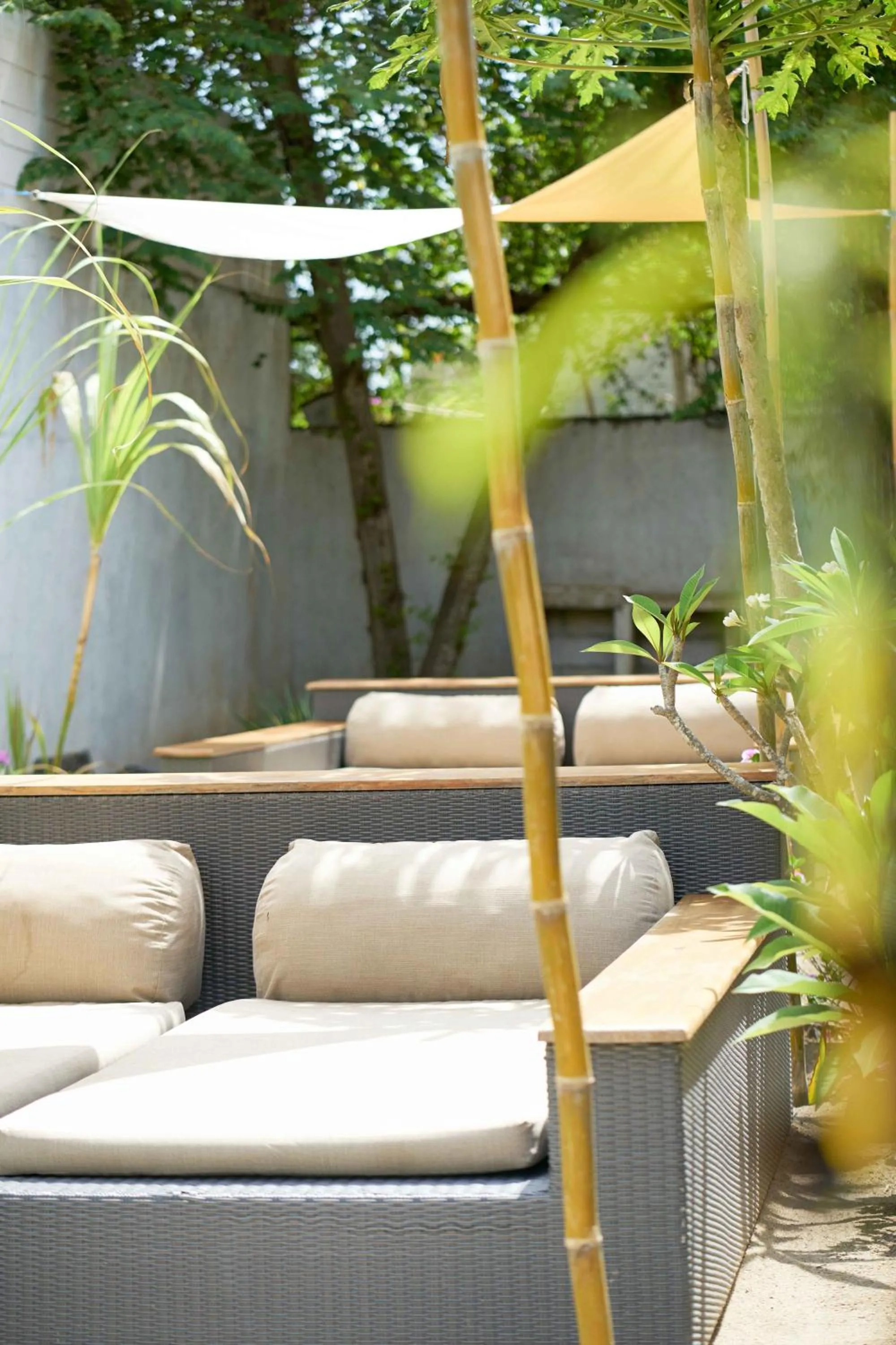 Seating area in ISLA INDAH RETREAT boutique hotel