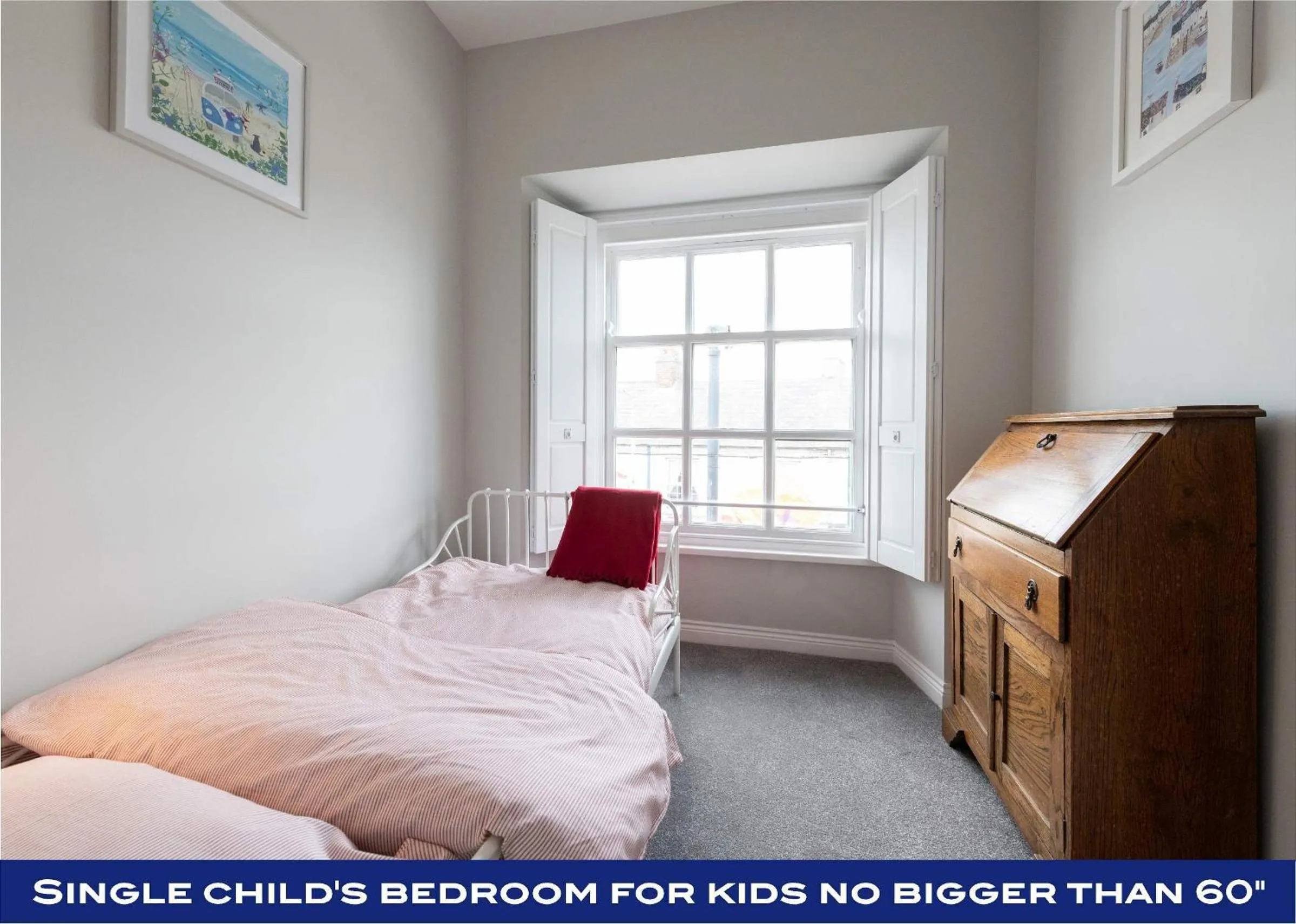 Floor plan, Bed in Hamilton House Holiday Apartment