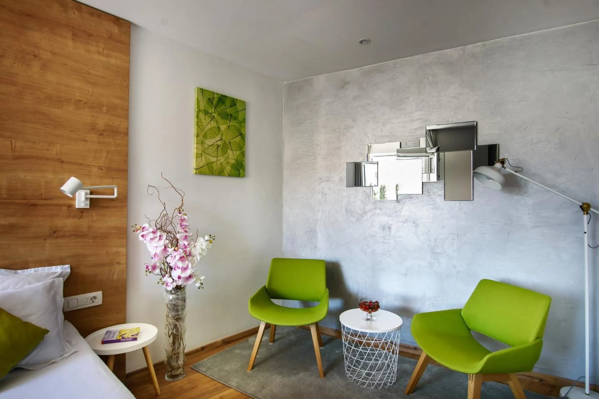 Seating area in Ora Luxury Rooms