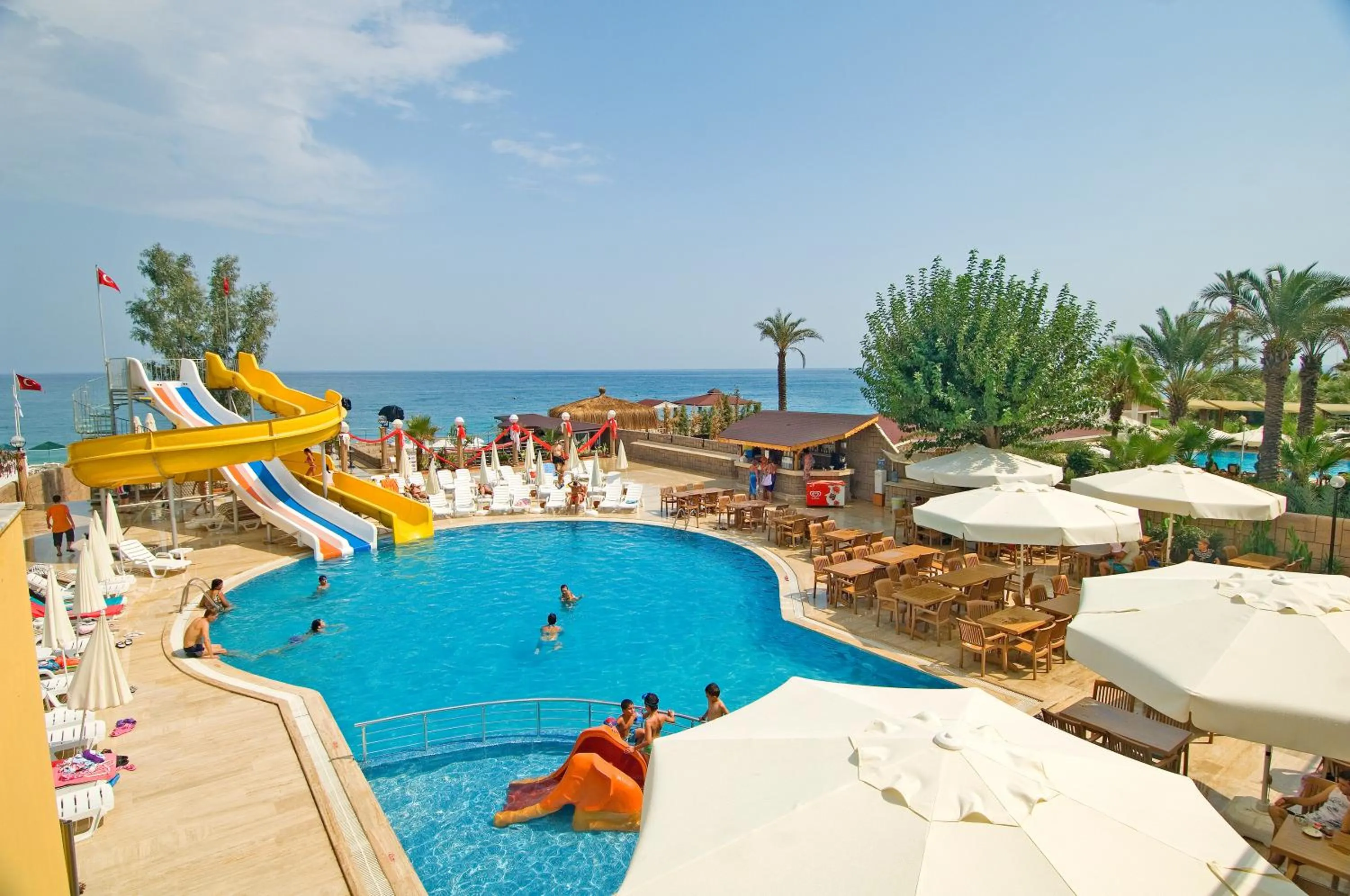 Pool view in Club Hotel Sunbel