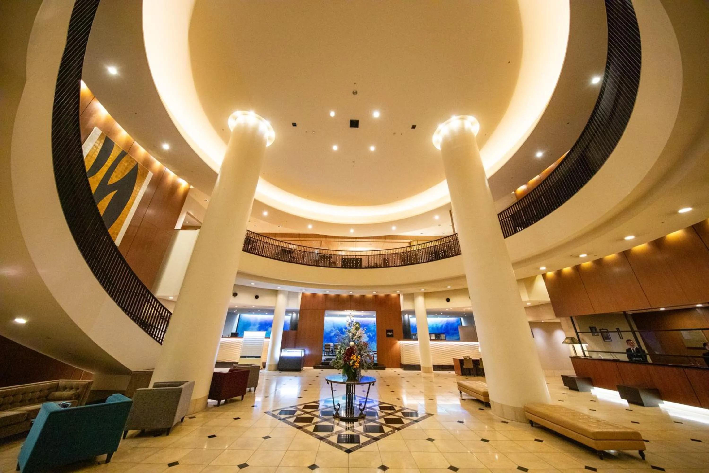 Lobby or reception in Hotel Nikko Oita Oasis Tower
