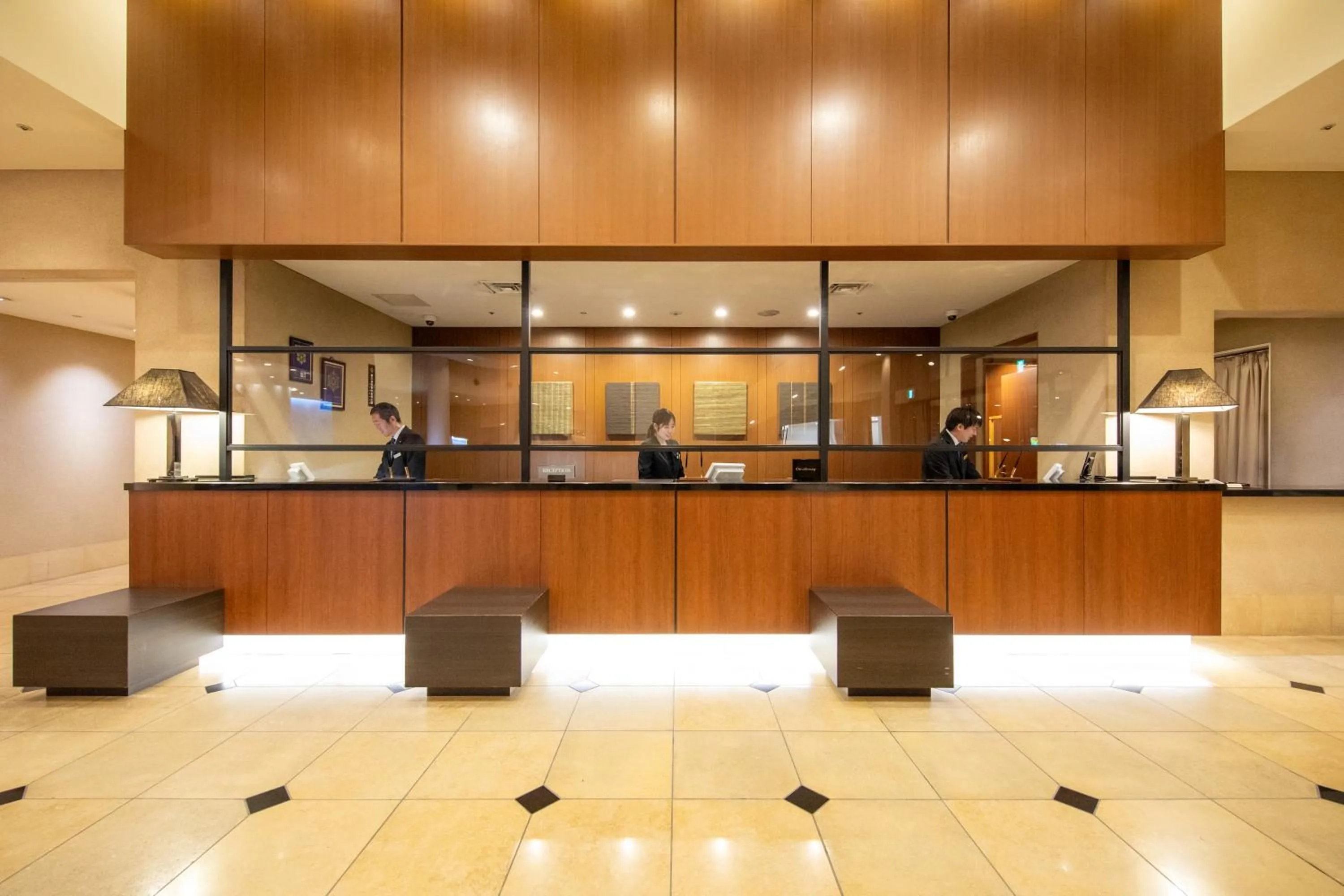 Lobby or reception in Hotel Nikko Oita Oasis Tower