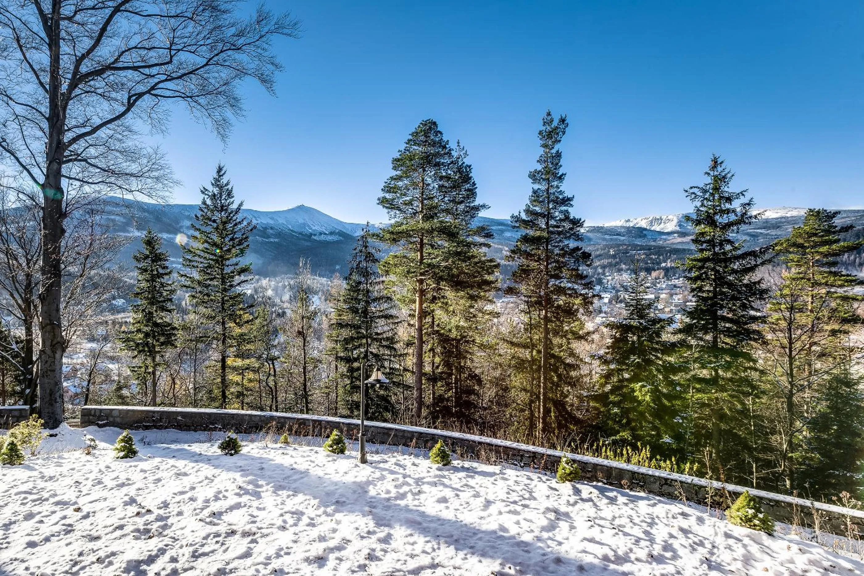 Mountain view in Zamek Księża Góra