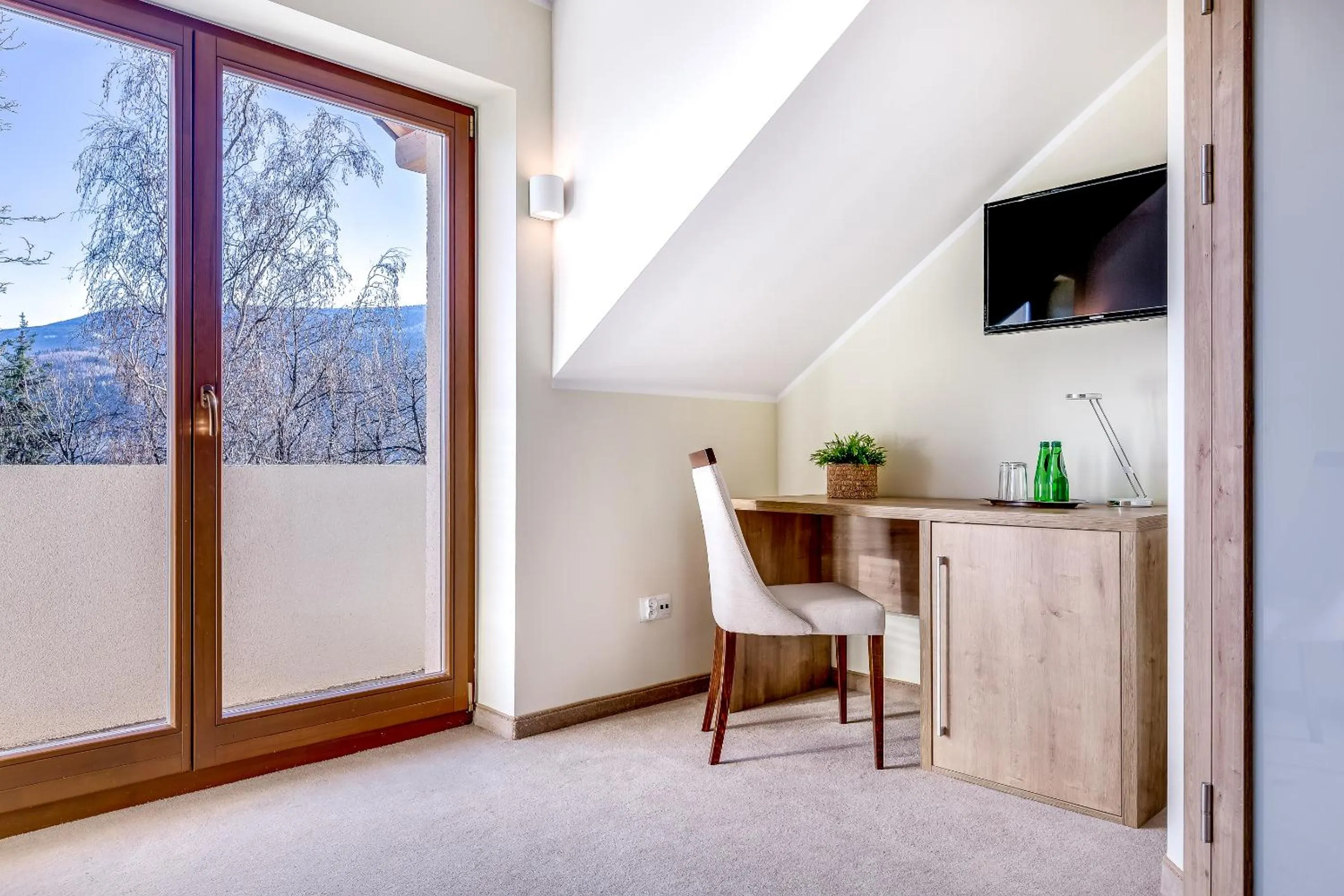 Decorative detail in Zamek Księża Góra