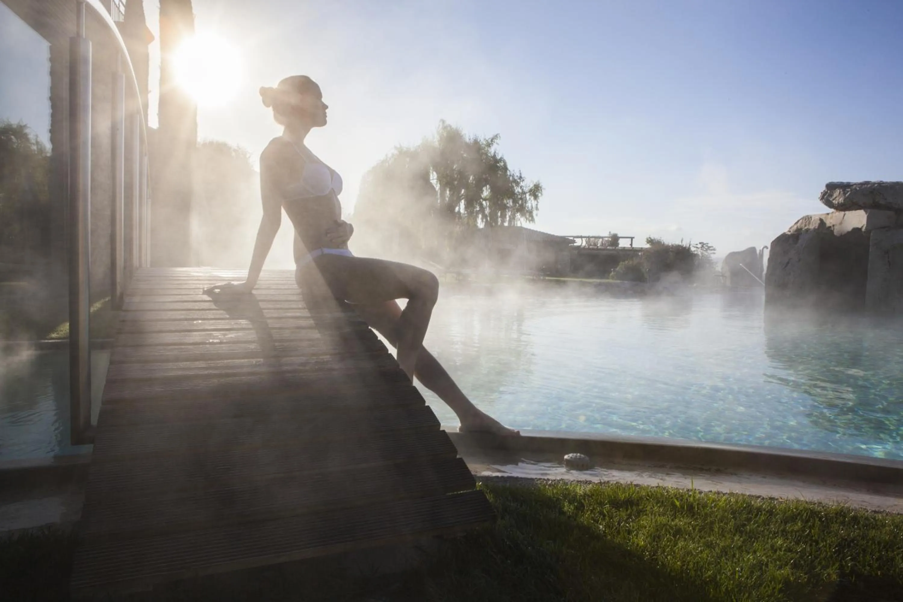 Hot Spring Bath in Adler Spa Resort Thermae