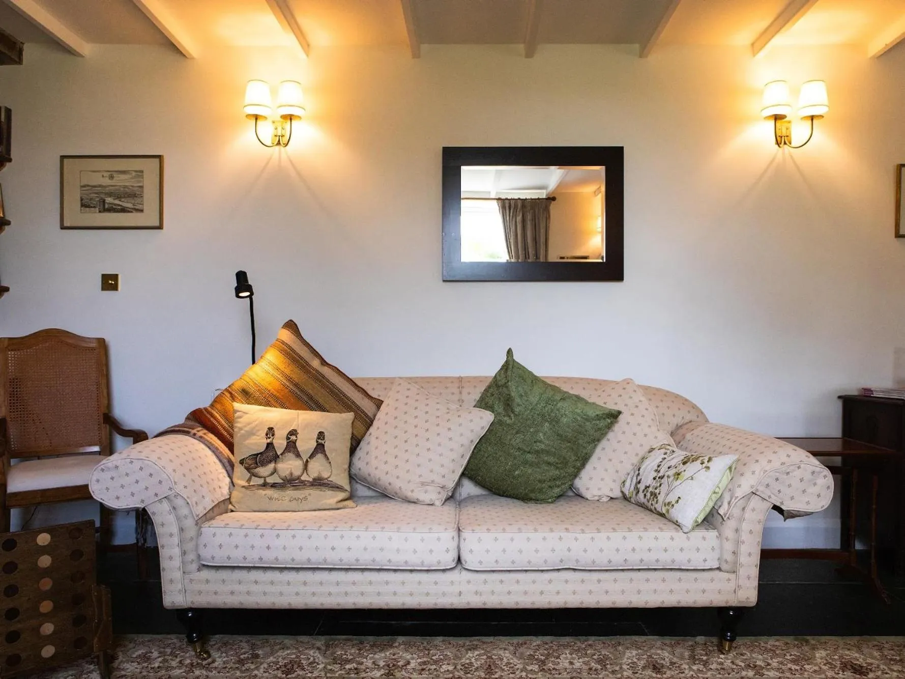 Living room in Pengelly Farmhouse B&B