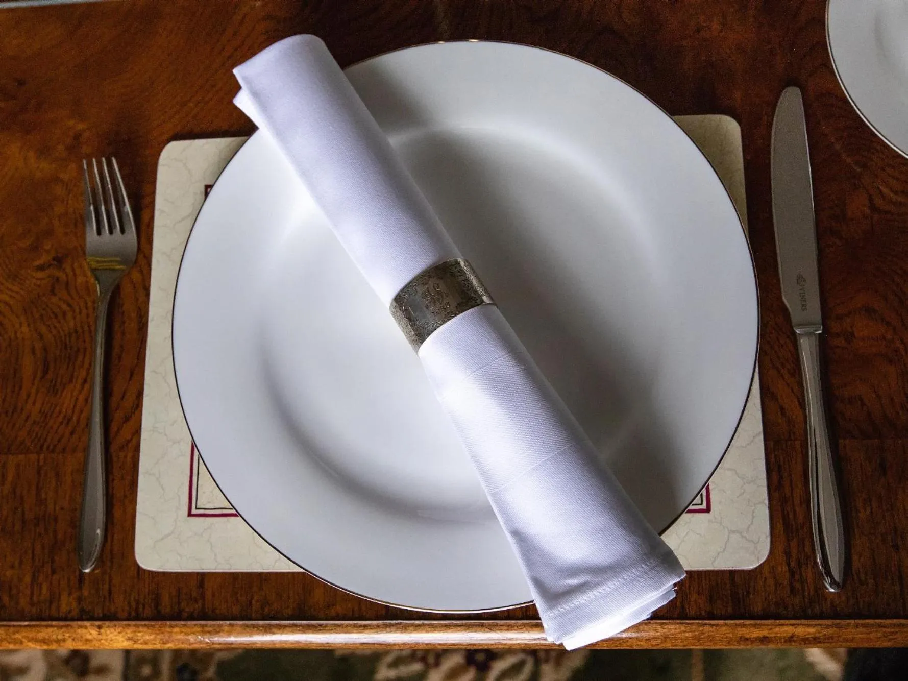 Dining area in Pengelly Farmhouse B&B